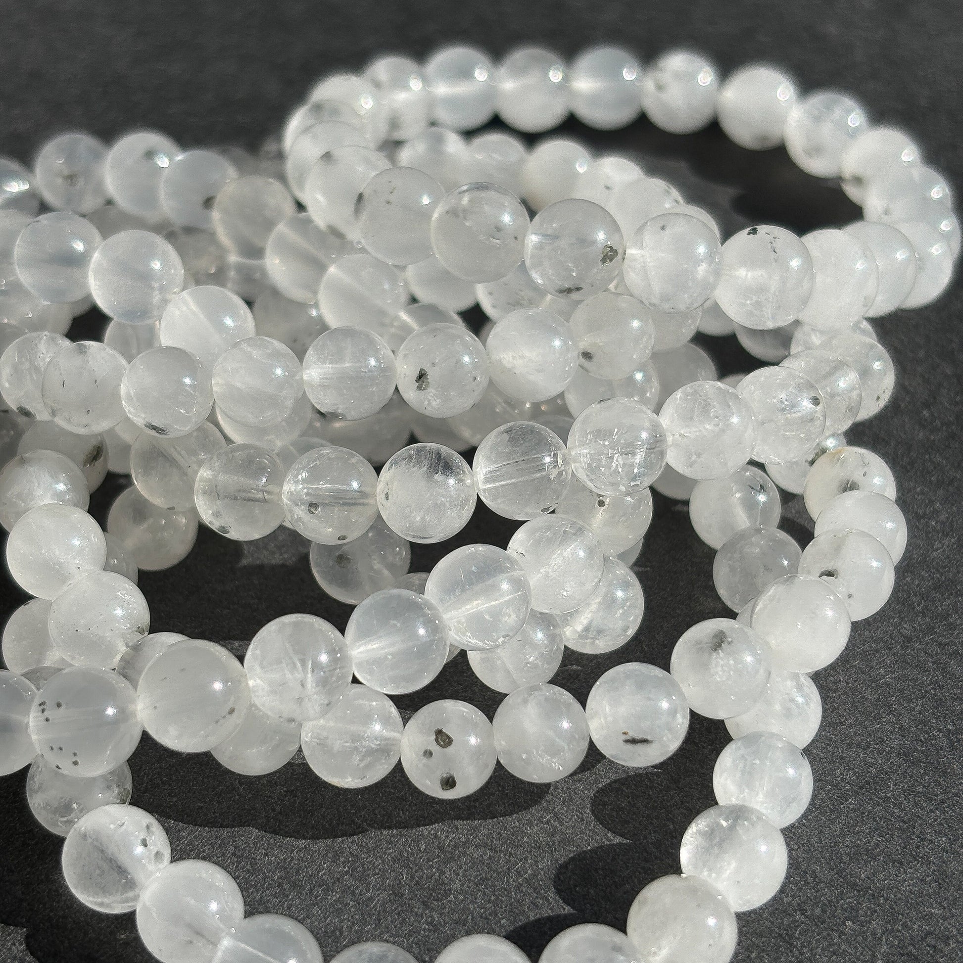 Pyrite in Clear Quartz Crystal Bracelet