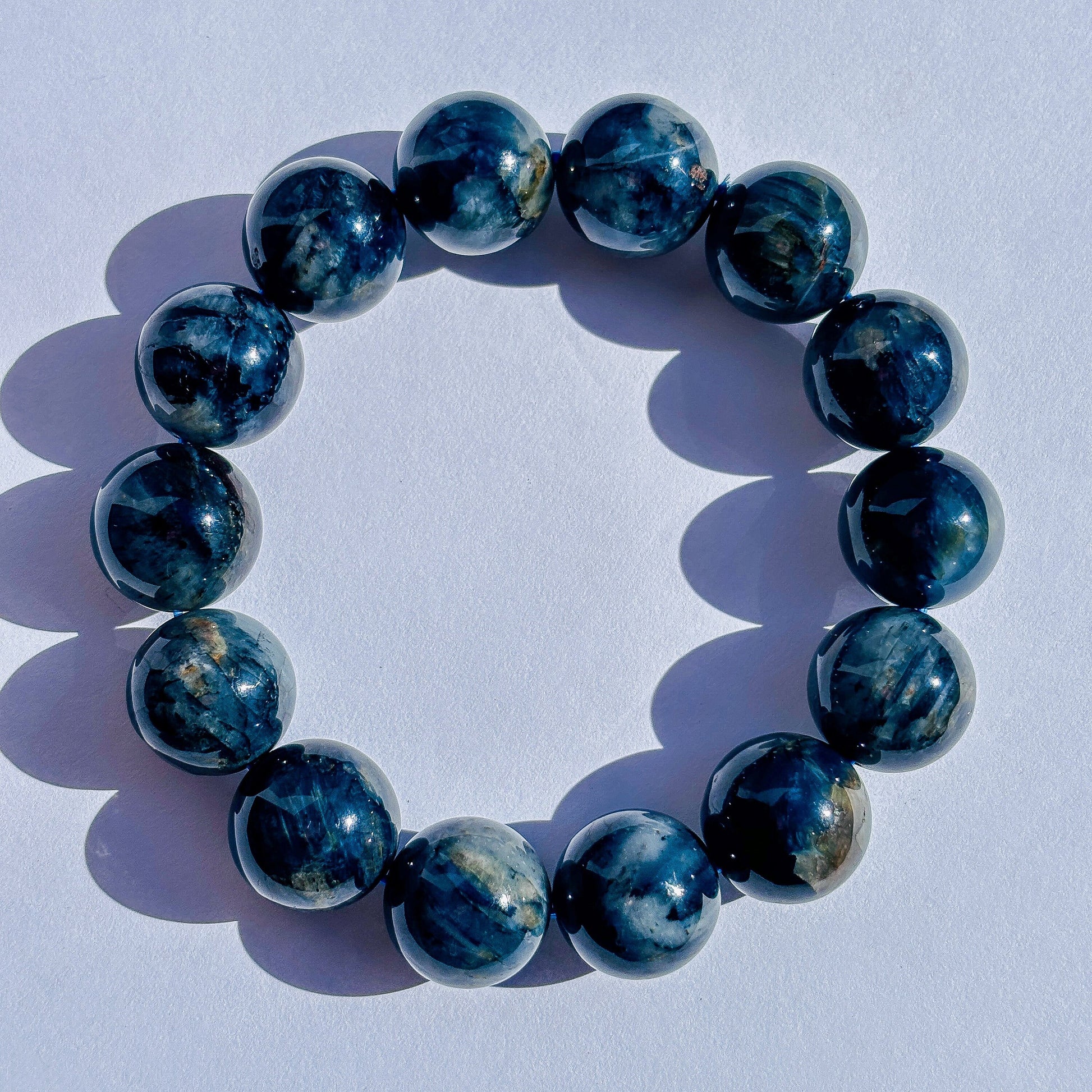 Blue Pietersite Crystal Bracelet