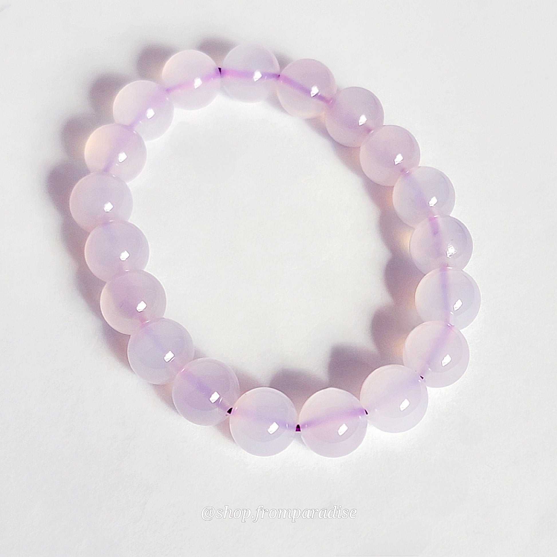 Purple Chalcedony Crystal Bracelet