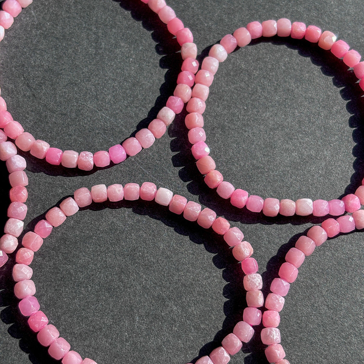 Pink Opal Crystal Bracelet