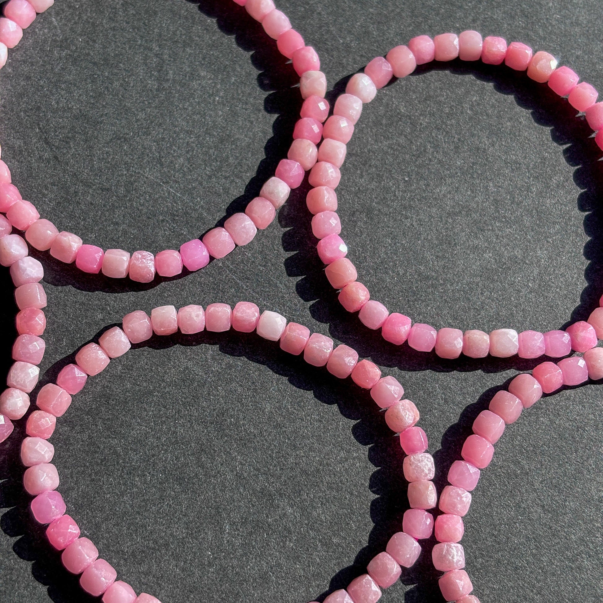 Pink Opal Crystal Bracelet