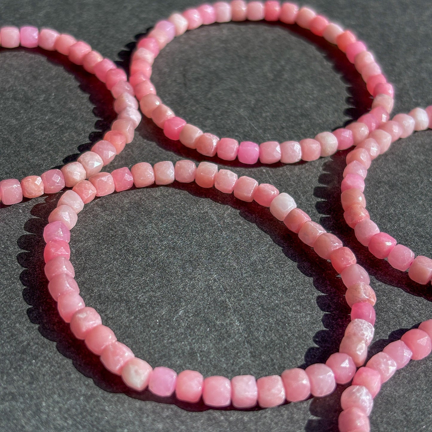 Pink Opal Crystal Bracelet