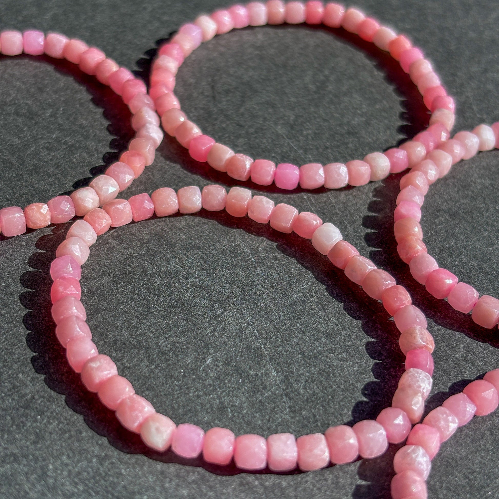 Pink Opal Crystal Bracelet