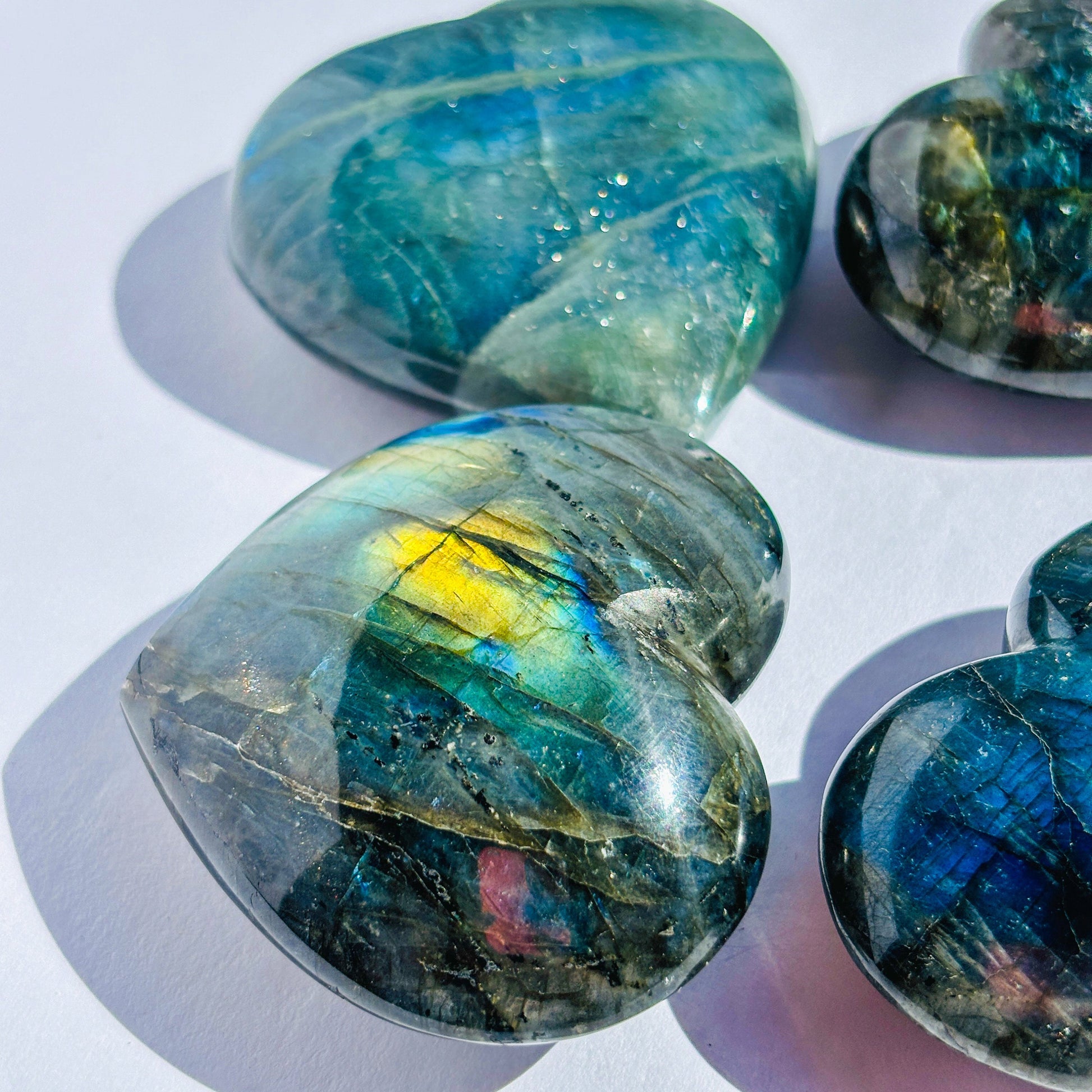Labradorite Crystal Heart Crystal