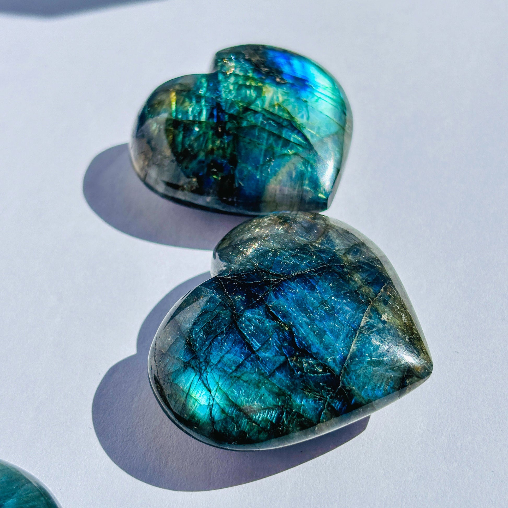 Labradorite Crystal Heart Crystal