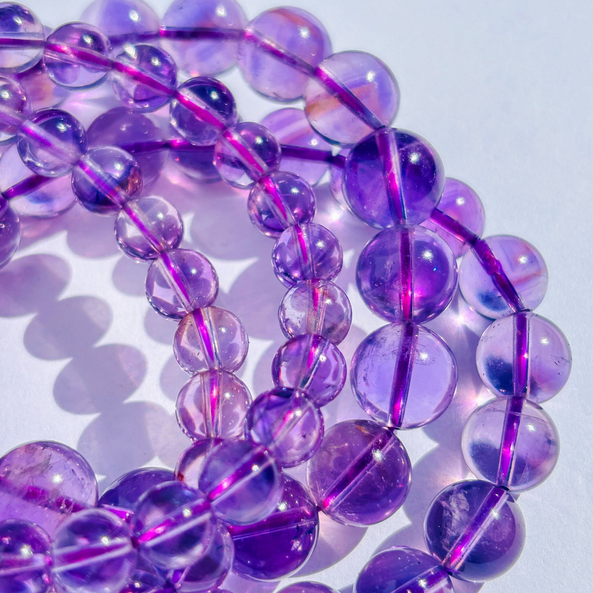 Amethyst GemstoAmethyst Gemstone Crystal Braceletne Bracelet