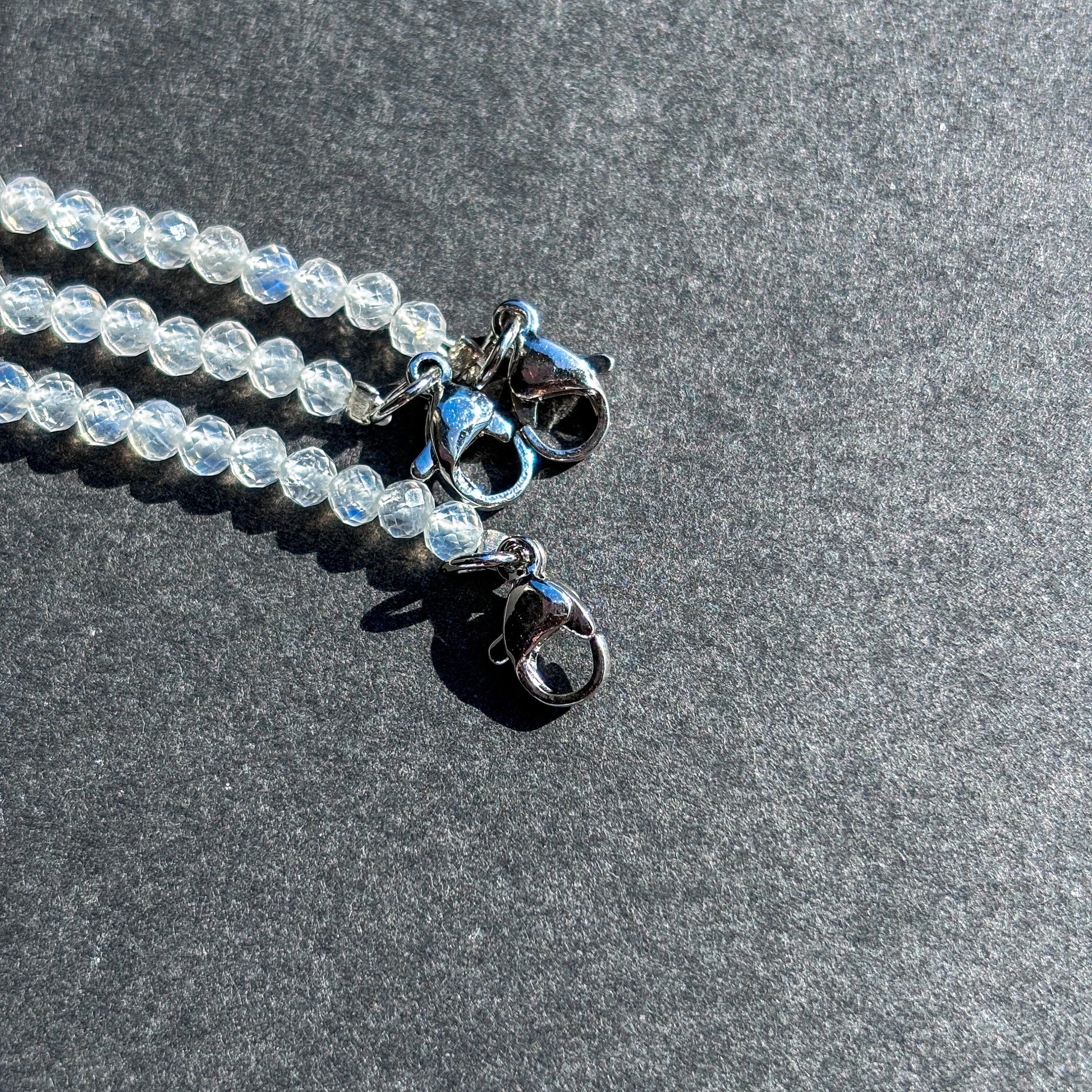 Dainty Moonstone Crystal Adjustable Bracelet