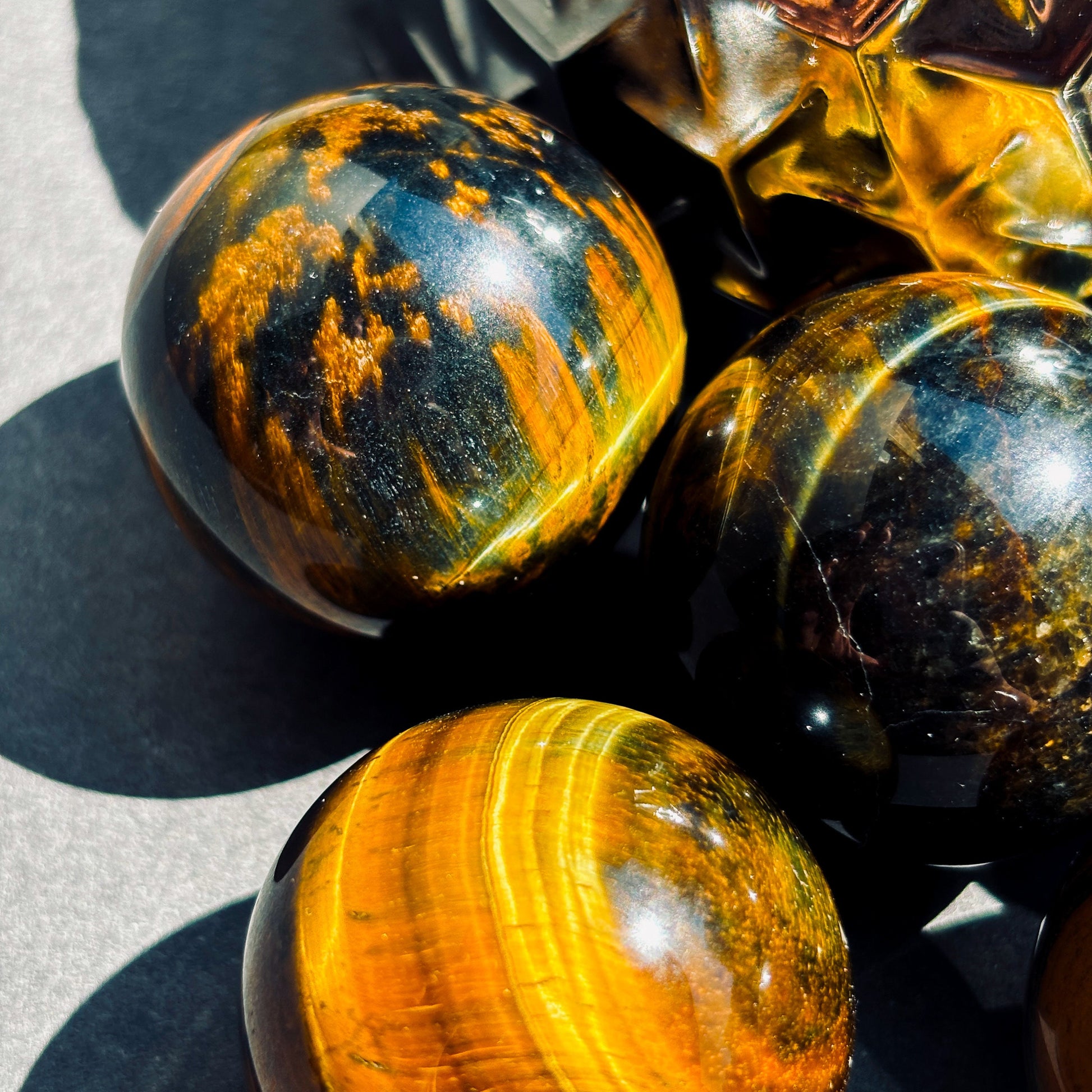 Blue Tigers Eye Crystal Sphere