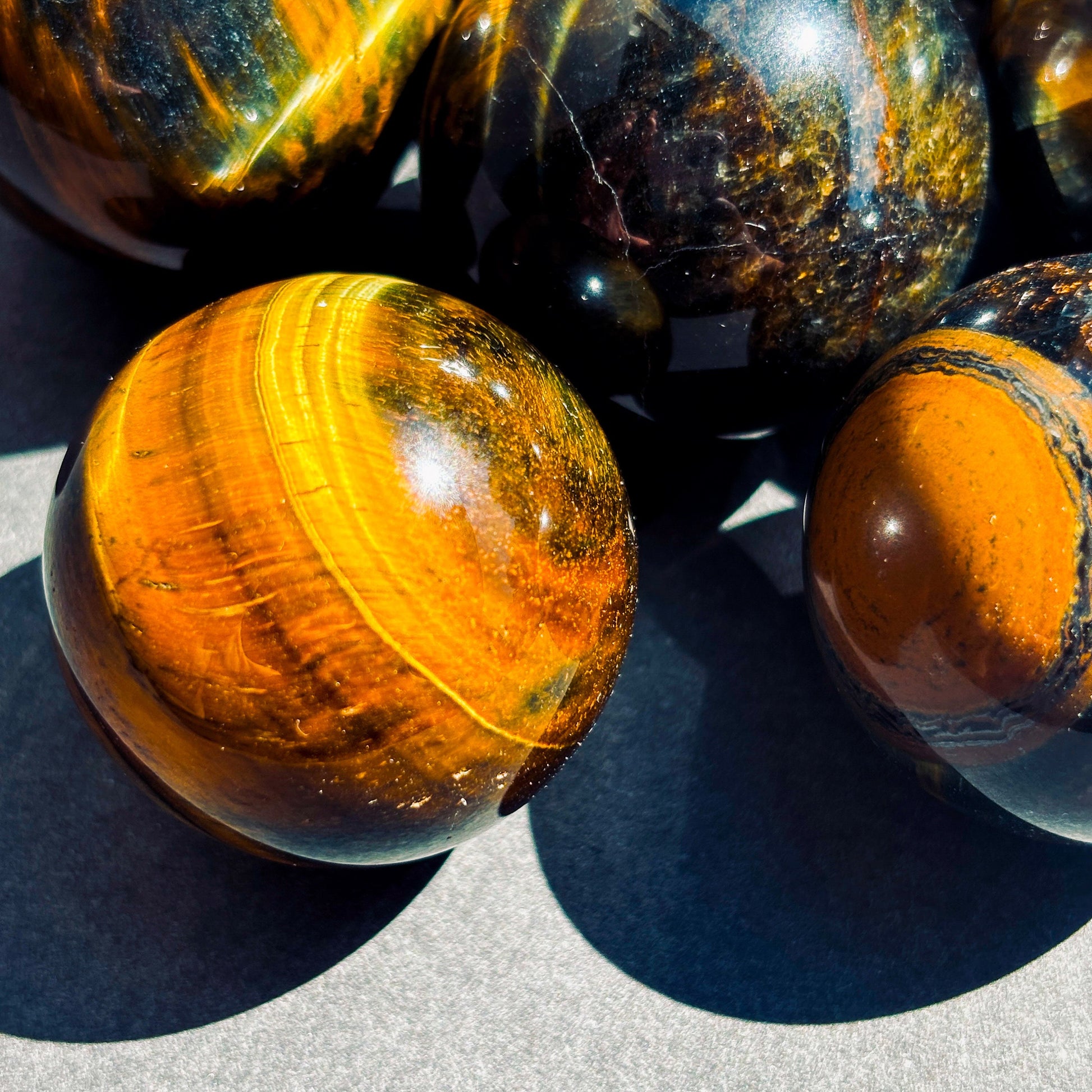 Blue Tigers Eye Crystal Sphere
