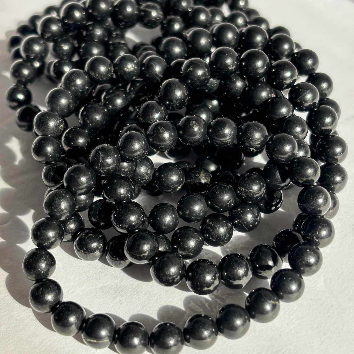 Shungite Crystal Stretch Bracelet