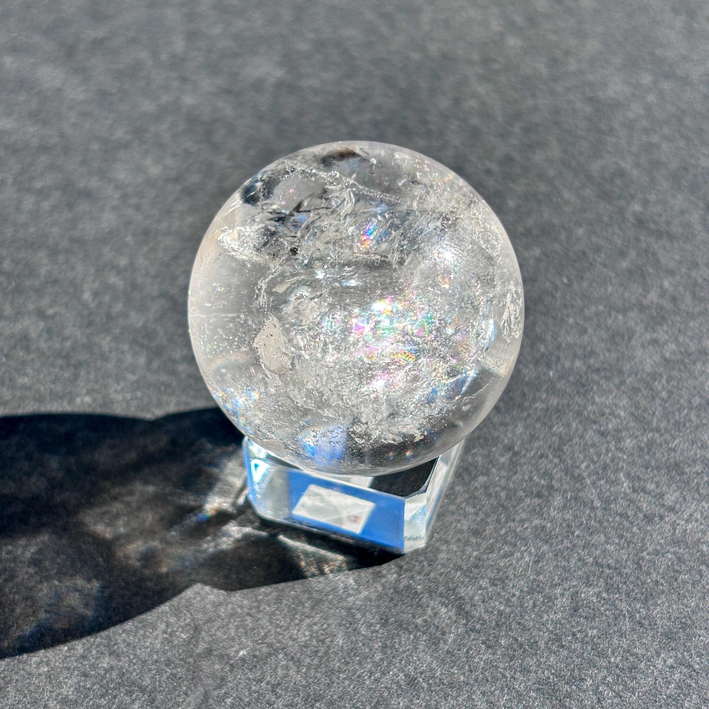 Clear Quartz Crystal Sphere