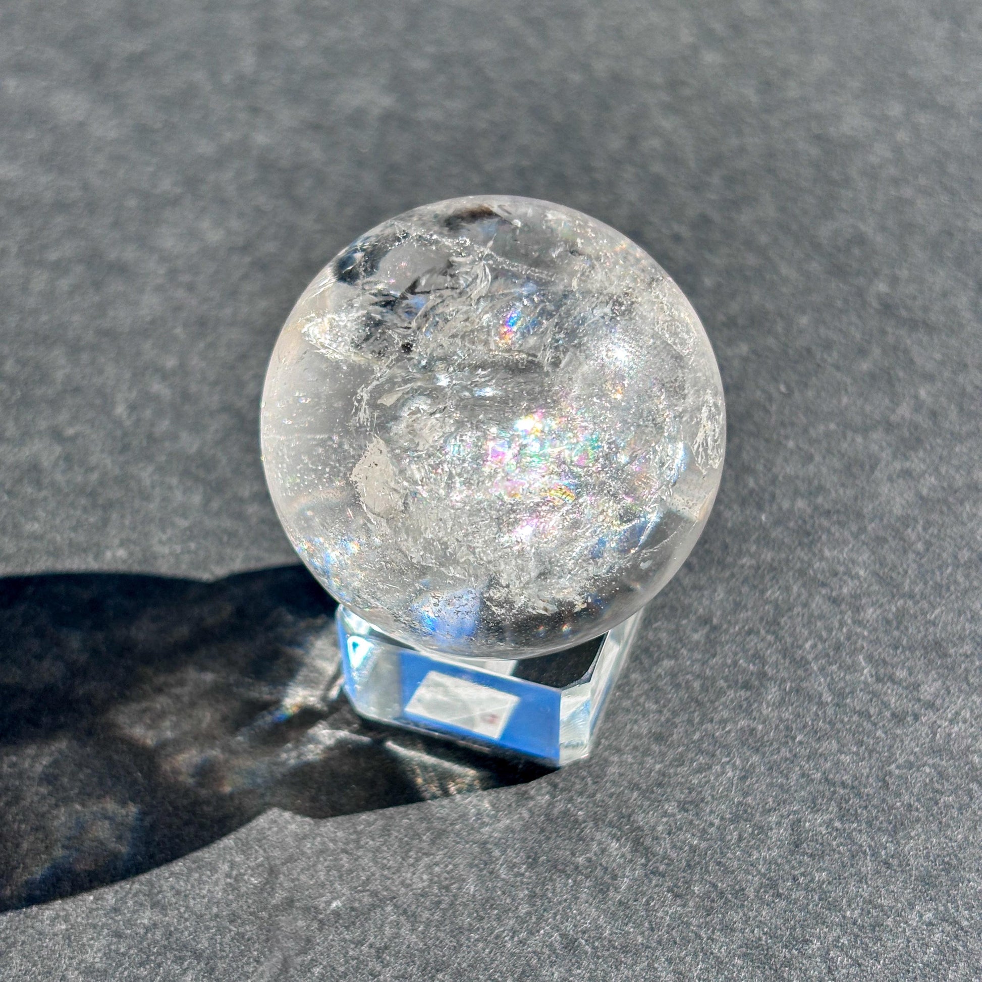Clear Quartz Crystal Sphere