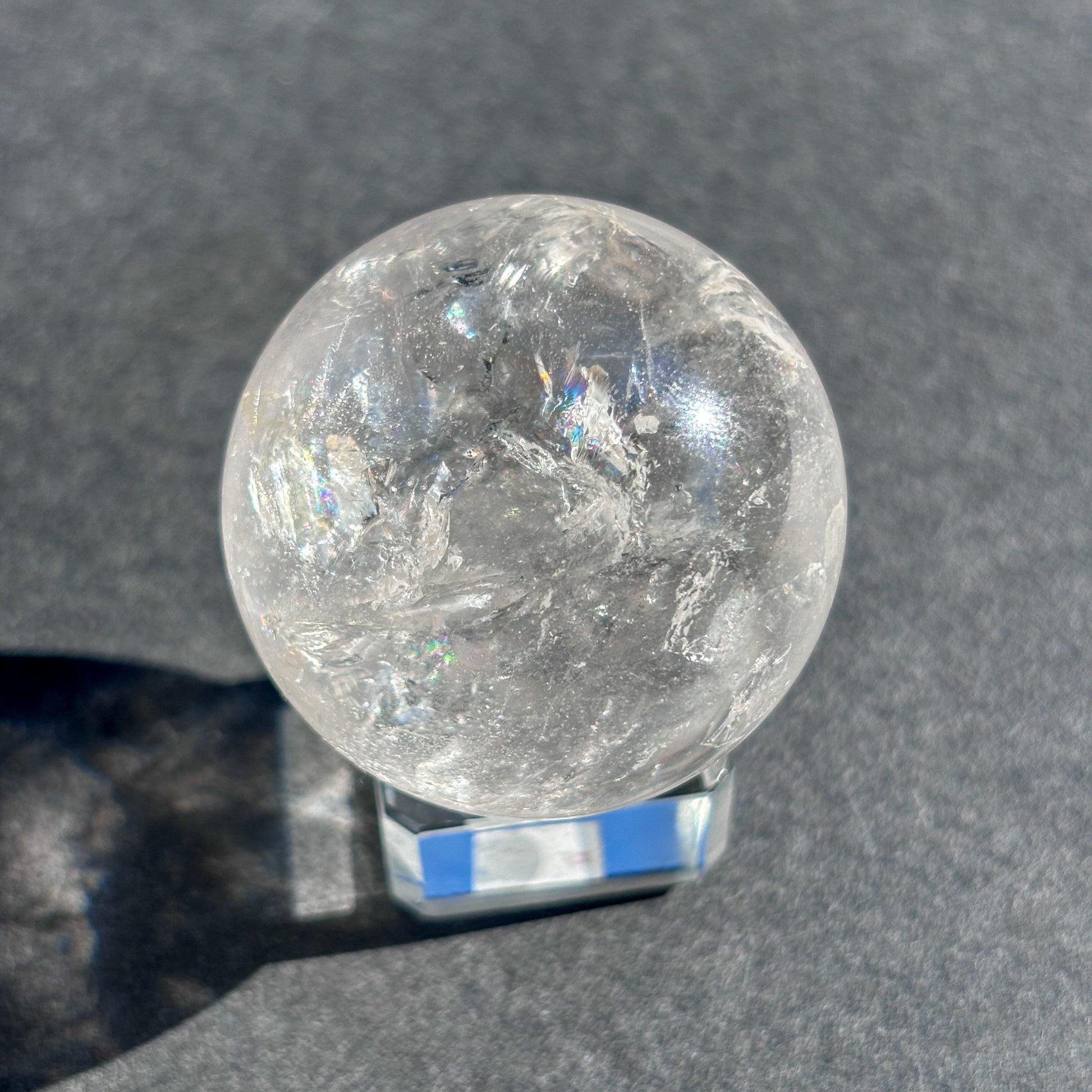 Clear Quartz Crystal Sphere