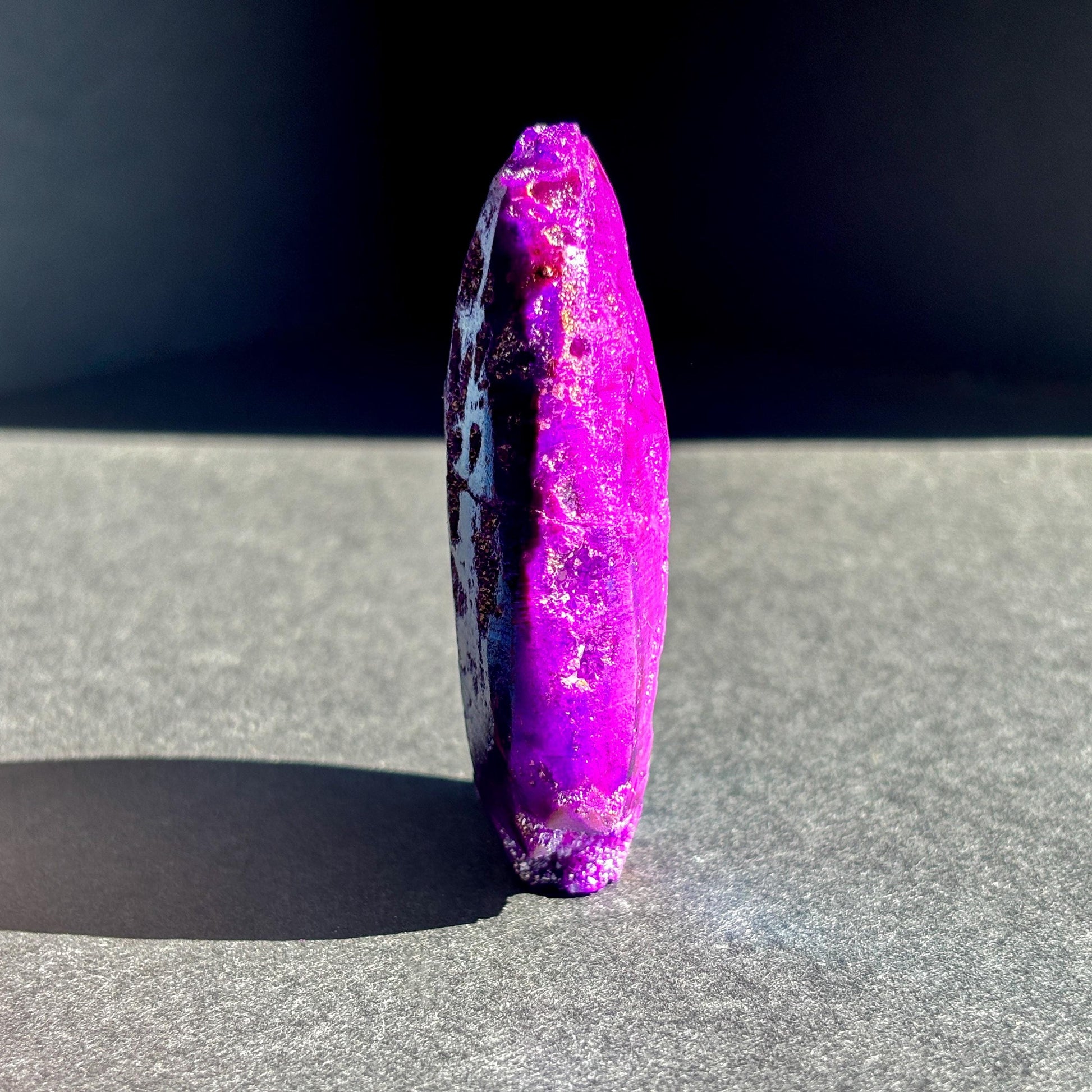 Purple Aura Coated Druzy Sphalerite Crystal Freeform