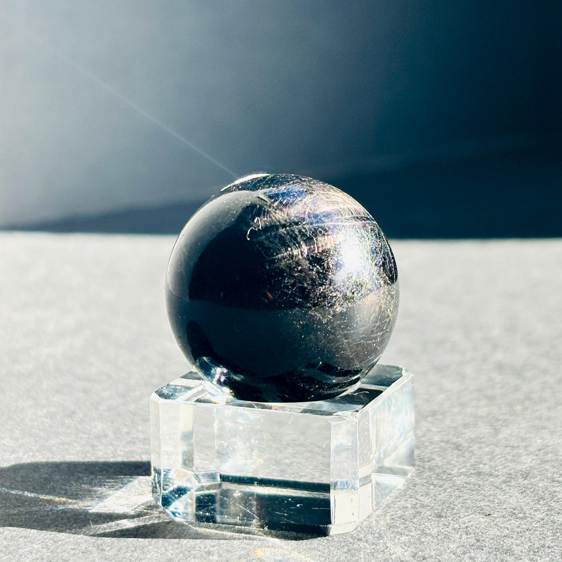 Hypersthene Crystal Sphere
