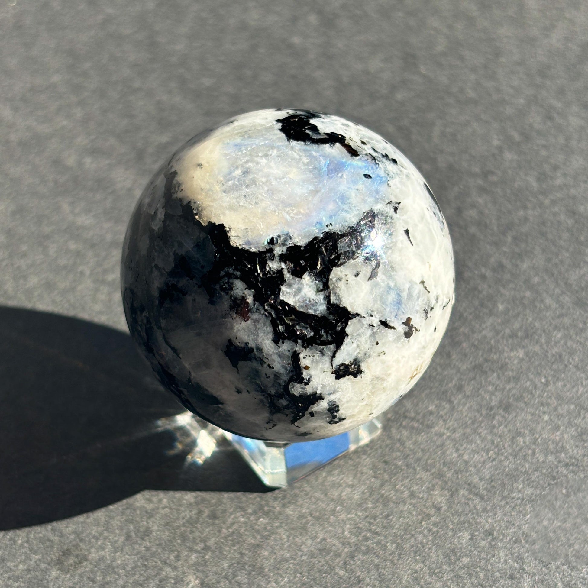 Rainbow Moonstone Crystal Sphere
