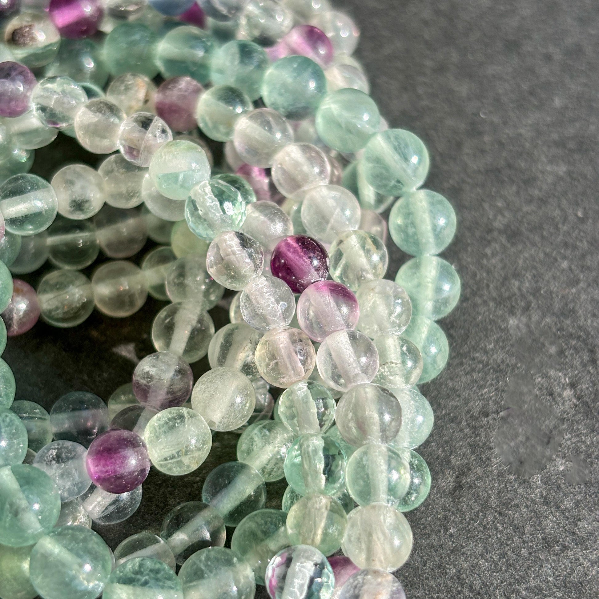 Fluorite Bracelet Rainbow Fluorite Crystal Bracelet Fluorite Jewelry Unicorn Fluorite Gemstone Bracelet Handmade Fluorite Stretch Bracelet
