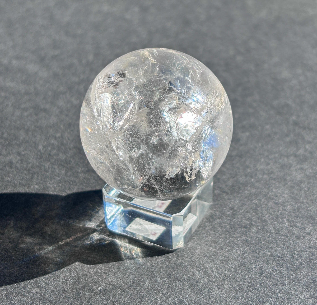 Clear Quartz Crystal Sphere