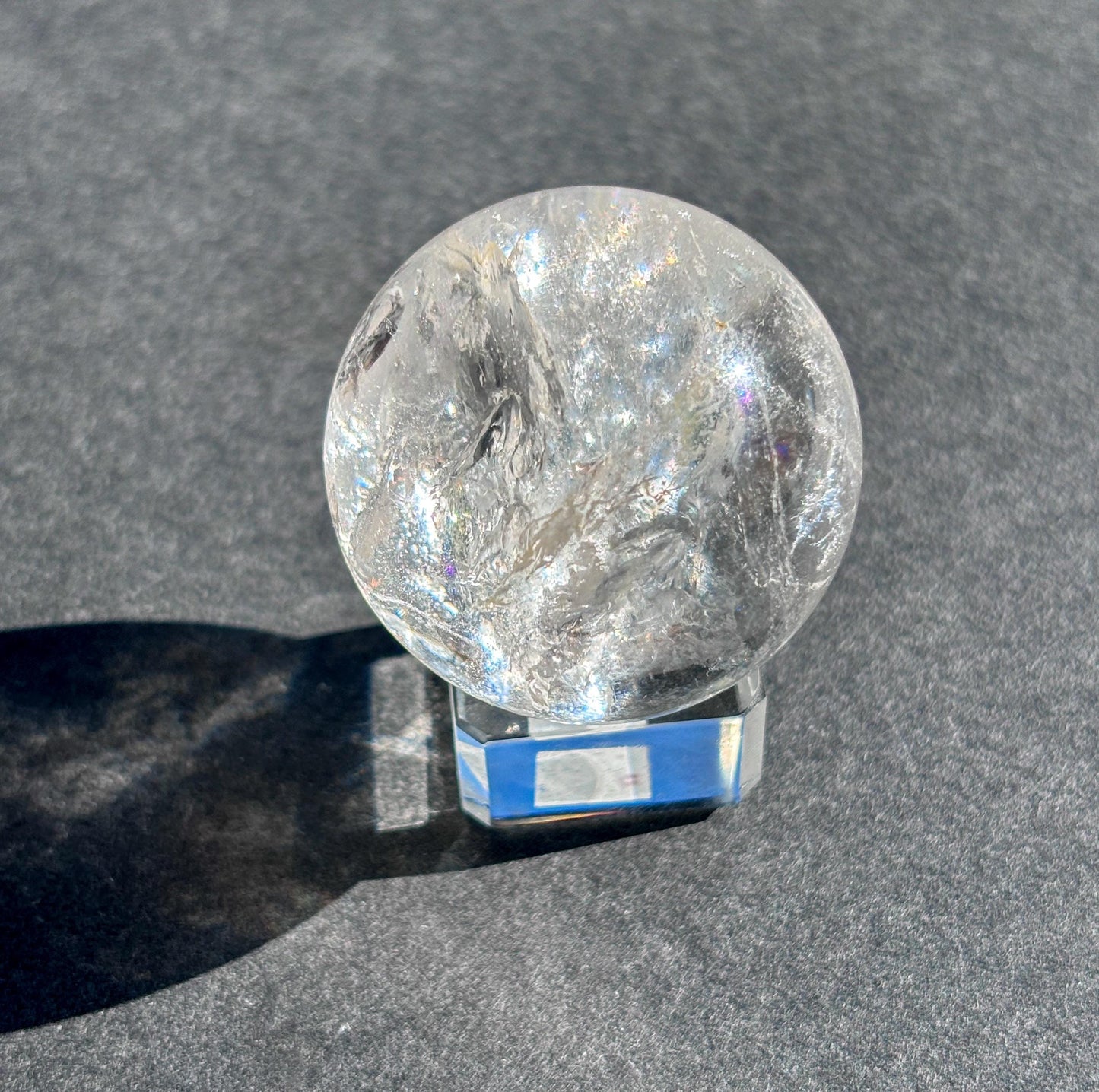 Clear Quartz Crystal Sphere