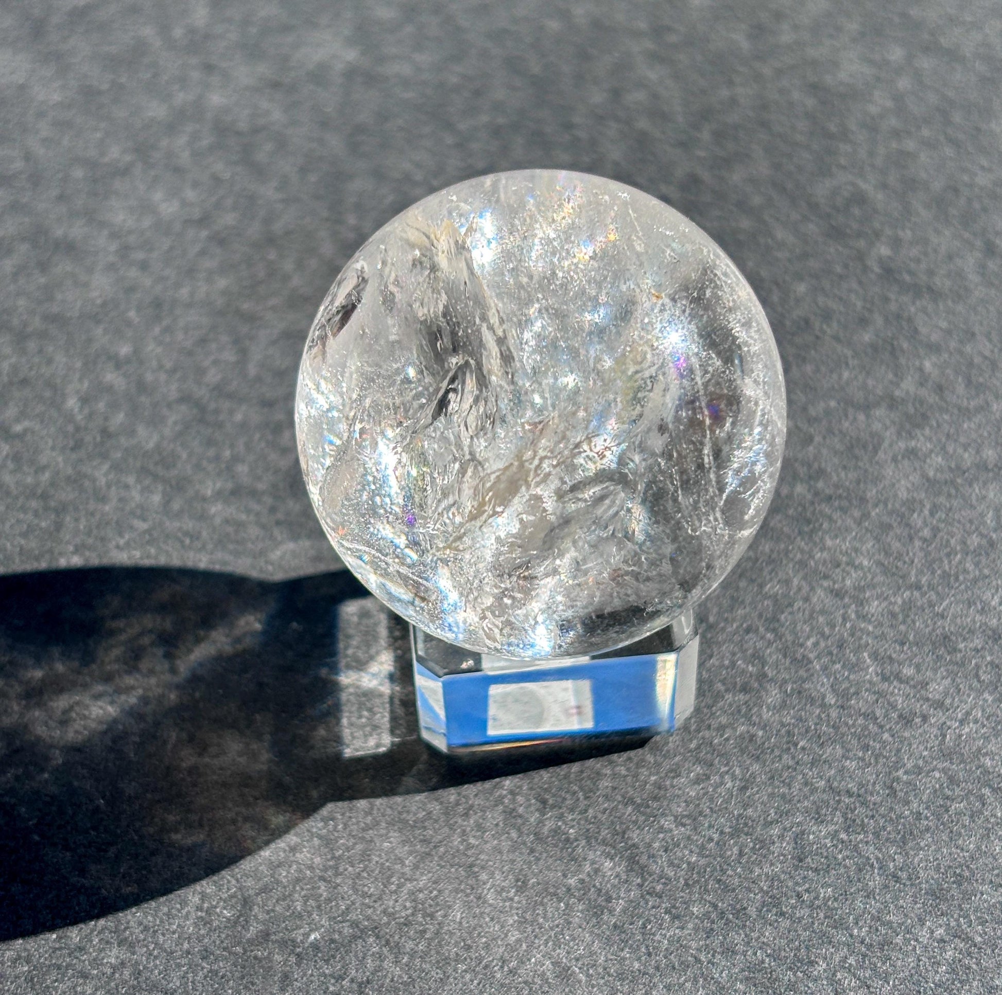 Clear Quartz Crystal Sphere