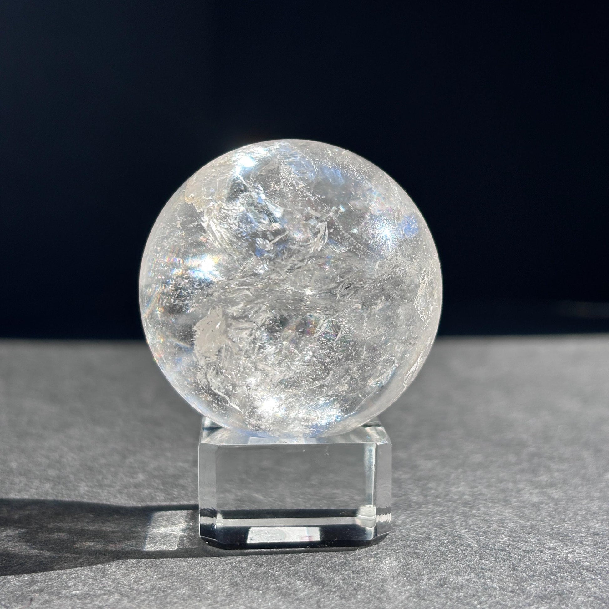 Clear Quartz Crystal Sphere