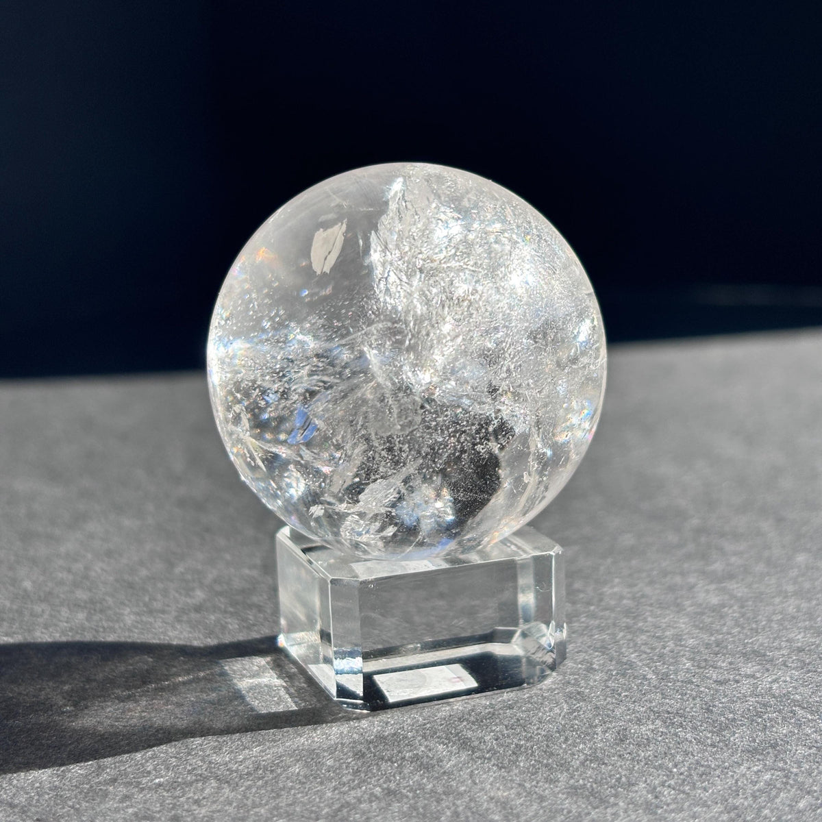 Clear Quartz Crystal Sphere