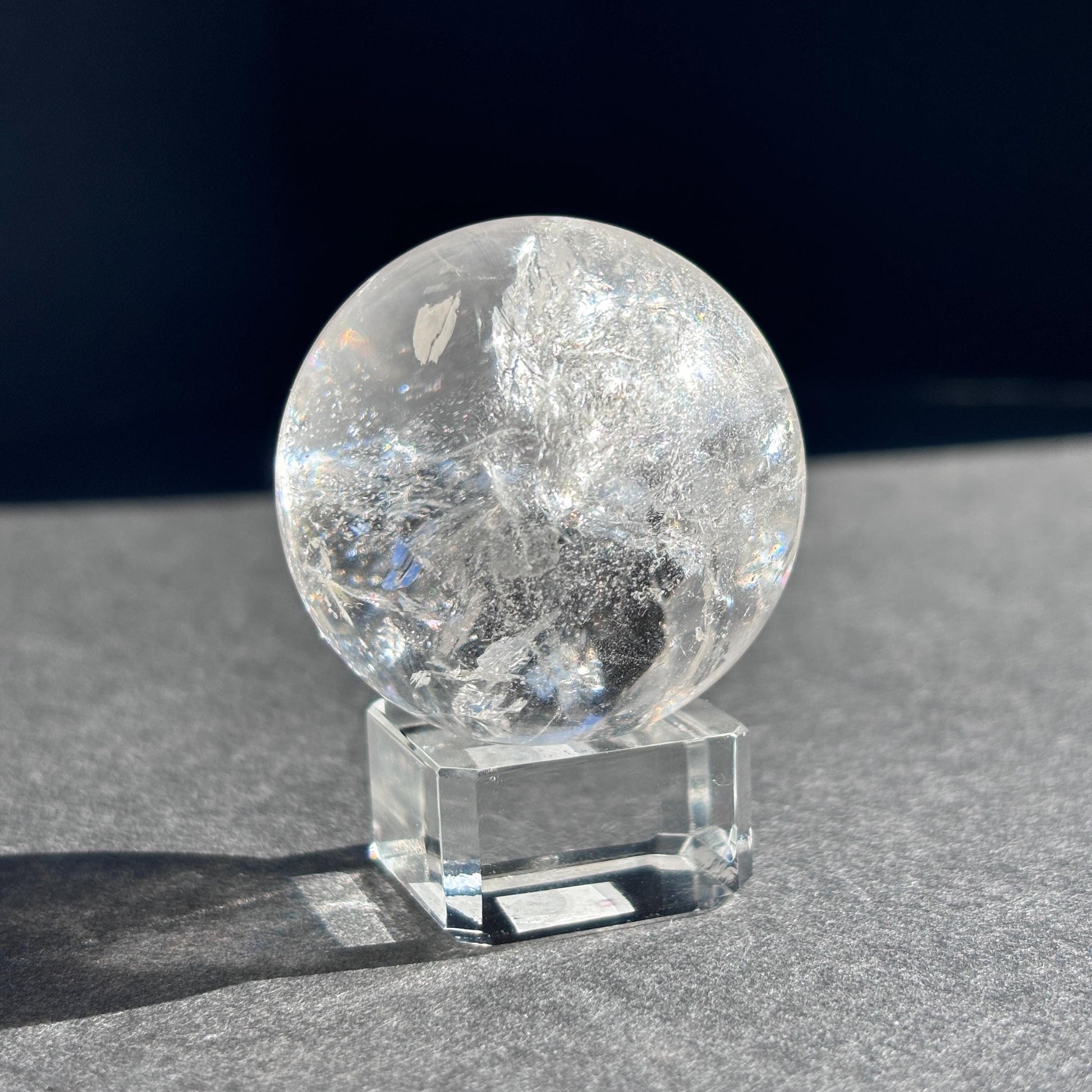 Clear Quartz Crystal Sphere