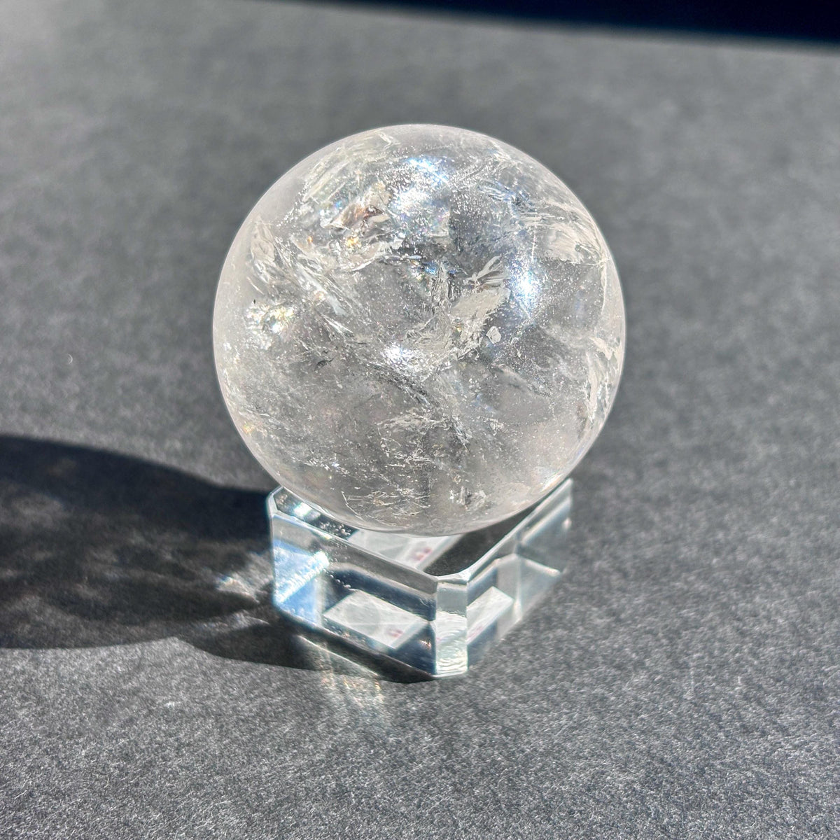 Clear Quartz Crystal Sphere