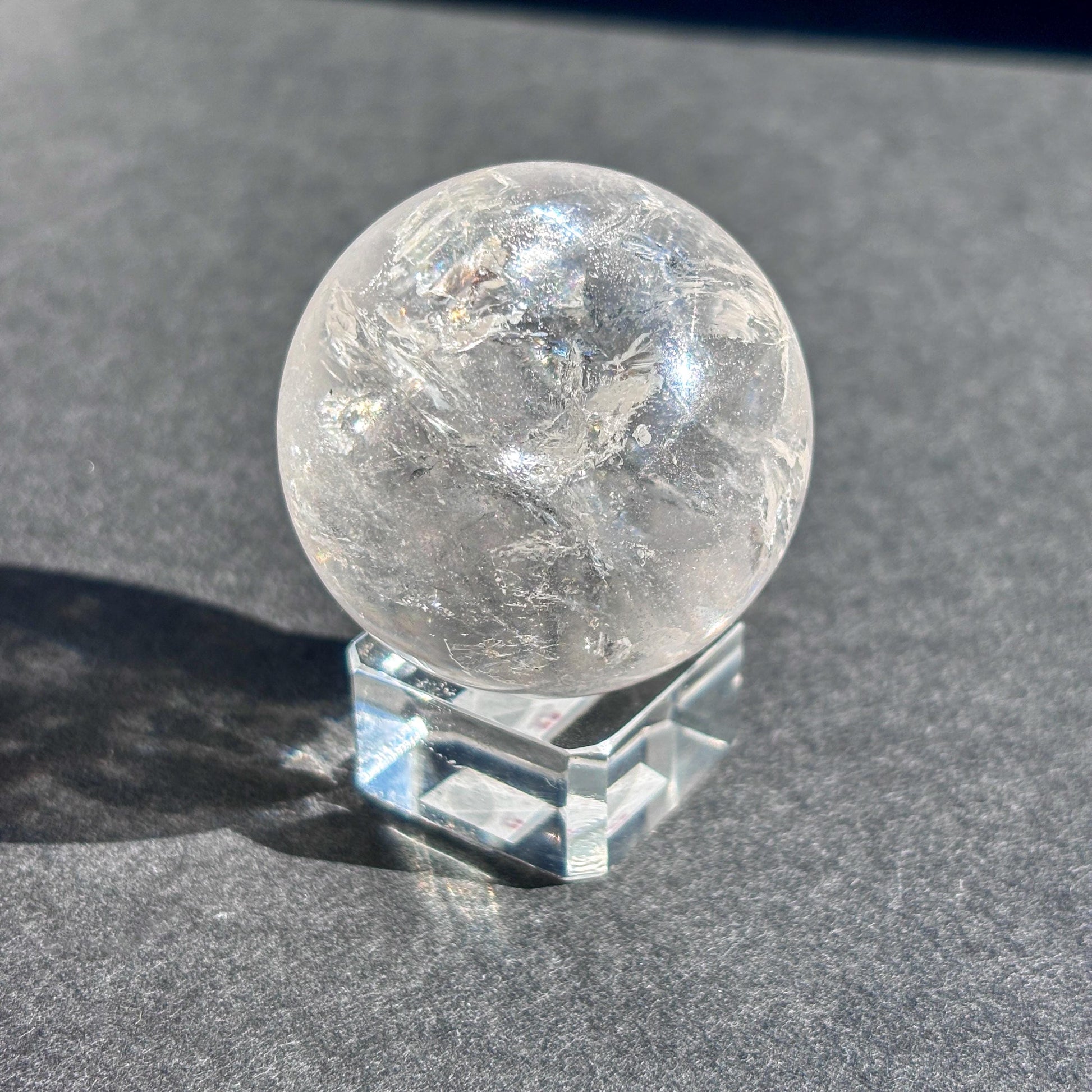Clear Quartz Crystal Sphere