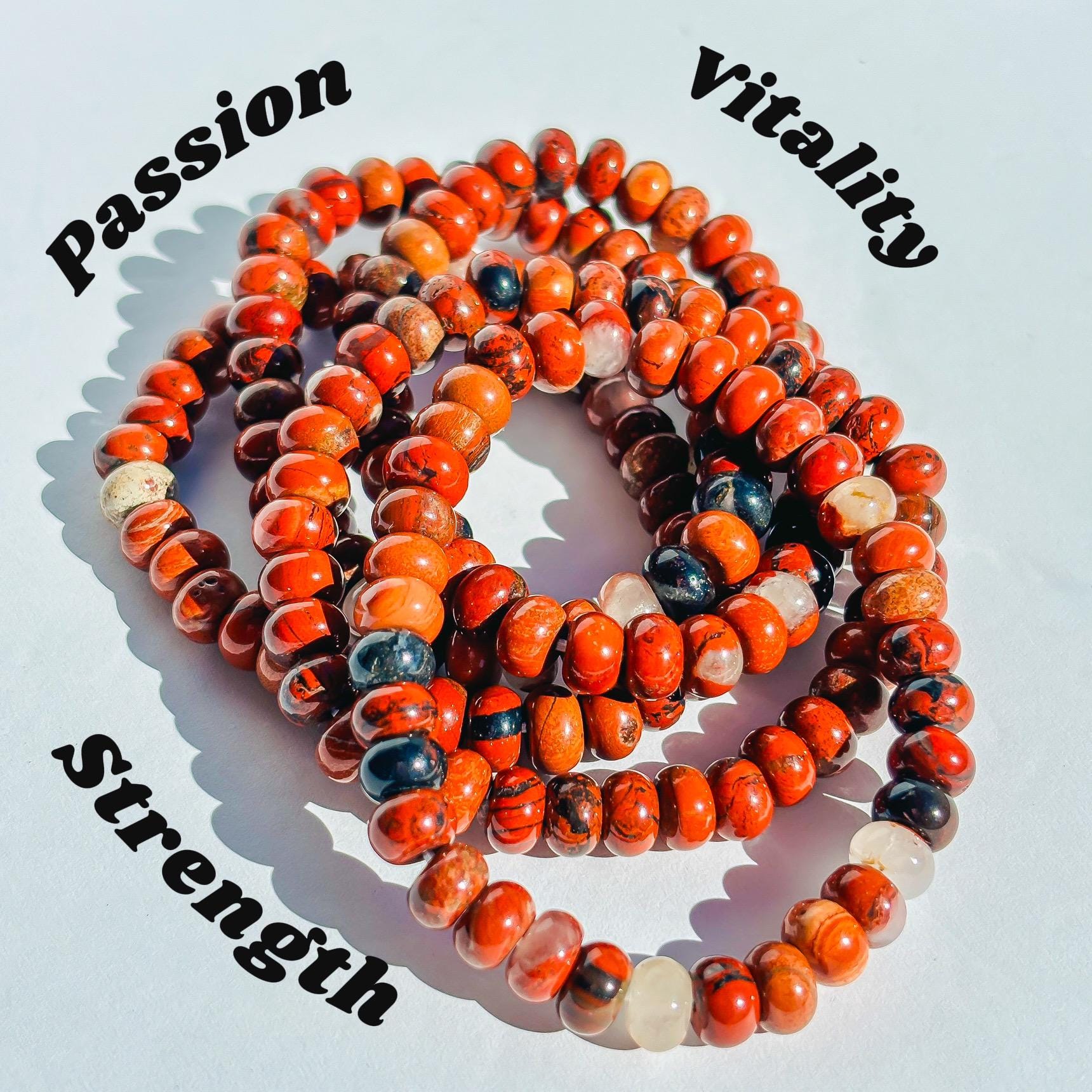 Red Jasper Crystal Stretch Bracelet
