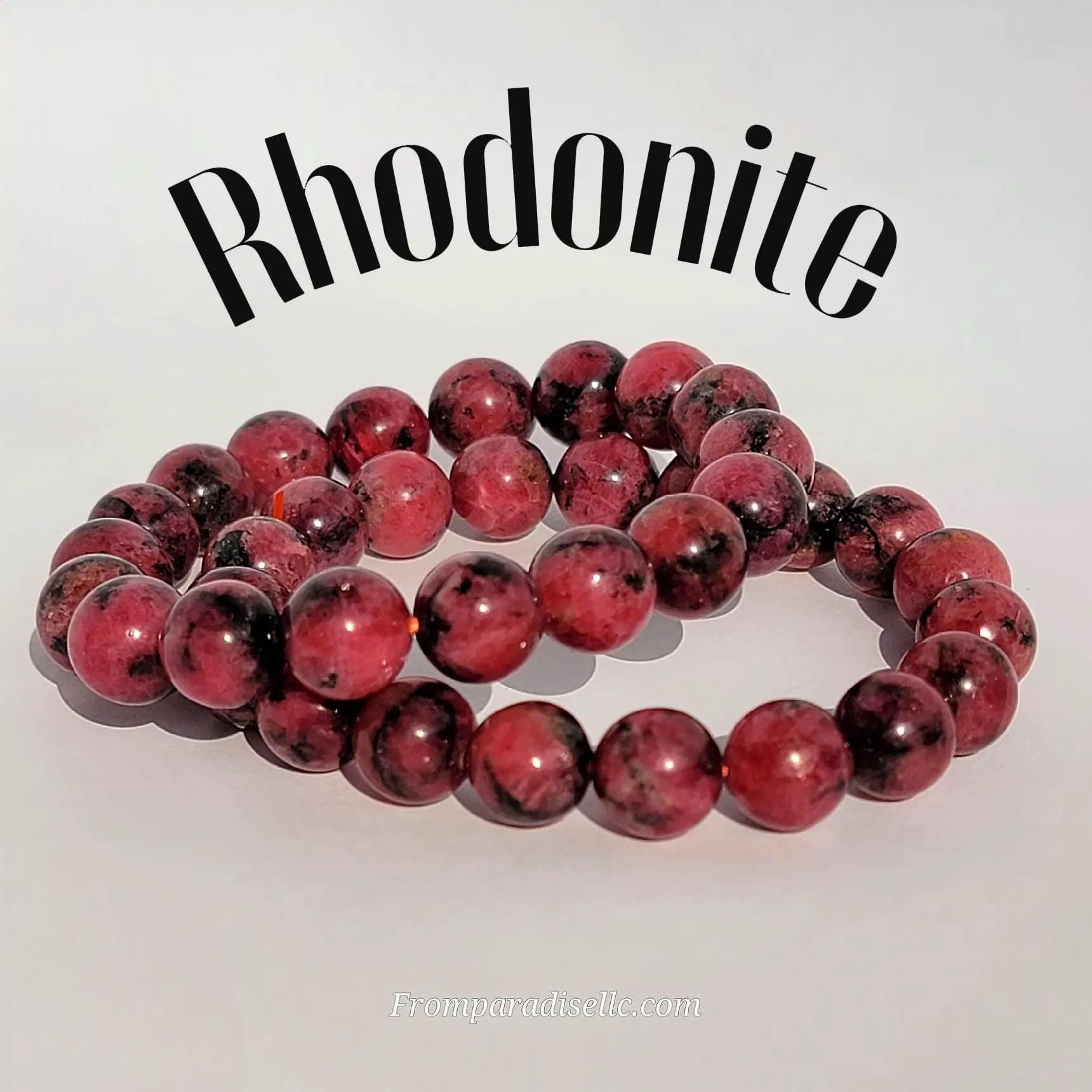 Rhodonite Crystal Bracelet