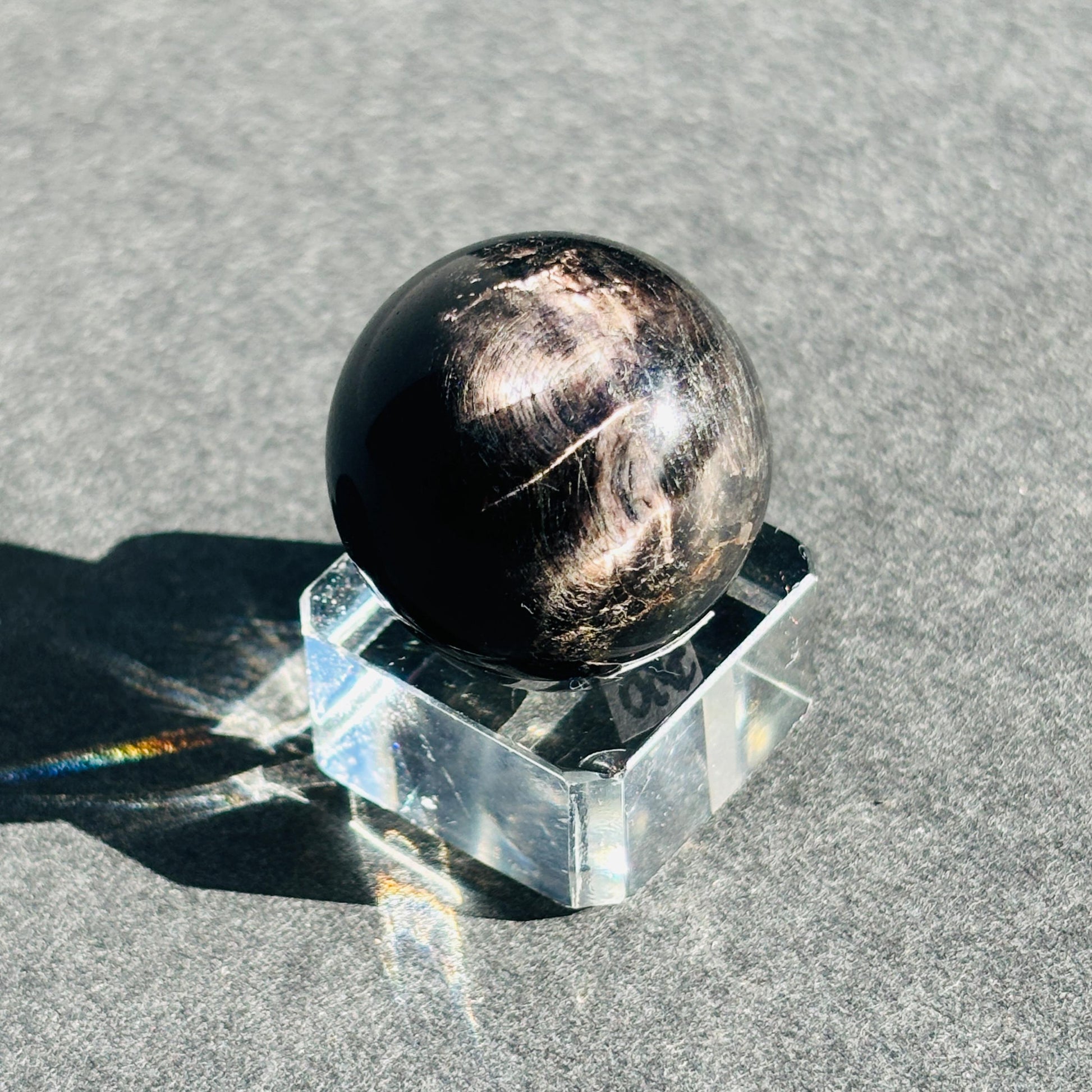 Hypersthene Crystal Sphere