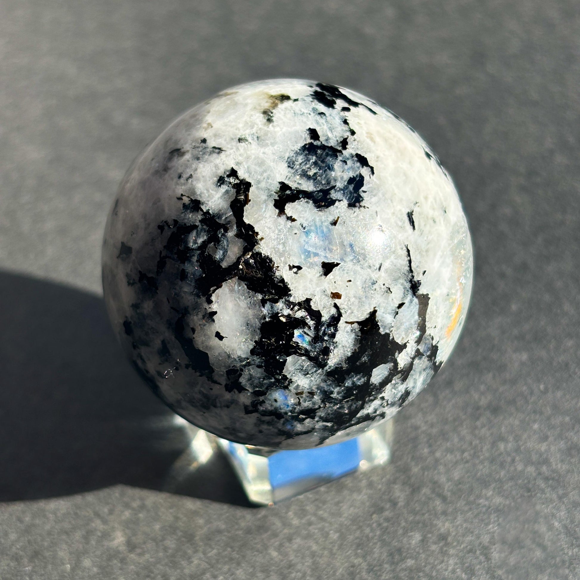 Rainbow Moonstone Crystal Sphere