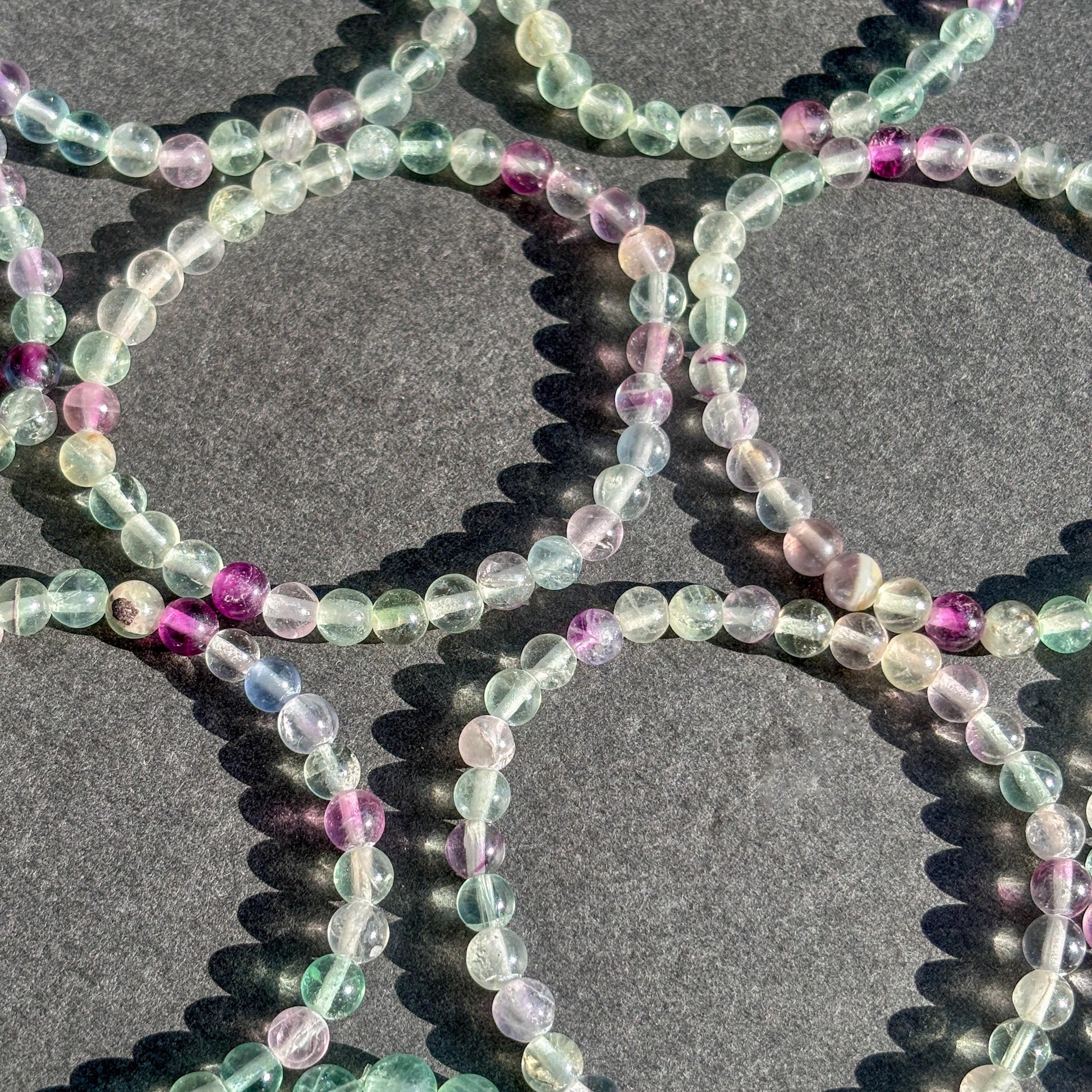 Fluorite Bracelet Rainbow Fluorite Crystal Bracelet Fluorite Jewelry Unicorn Fluorite Gemstone Bracelet Handmade Fluorite Stretch Bracelet