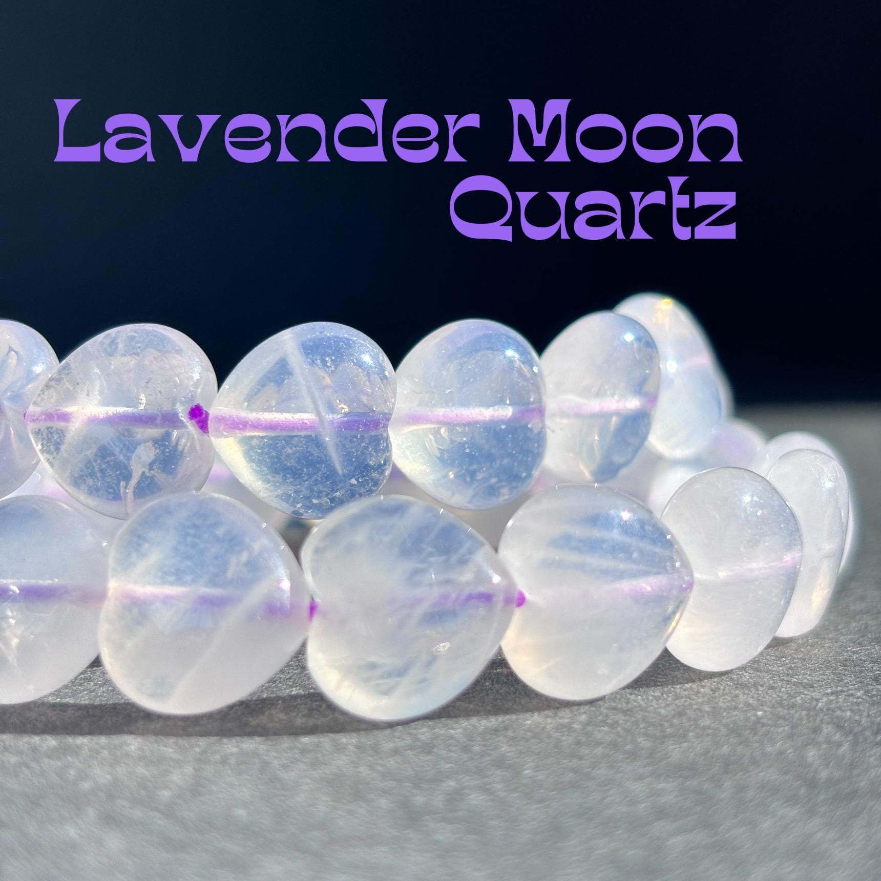 Natural Lavender Moon Quartz