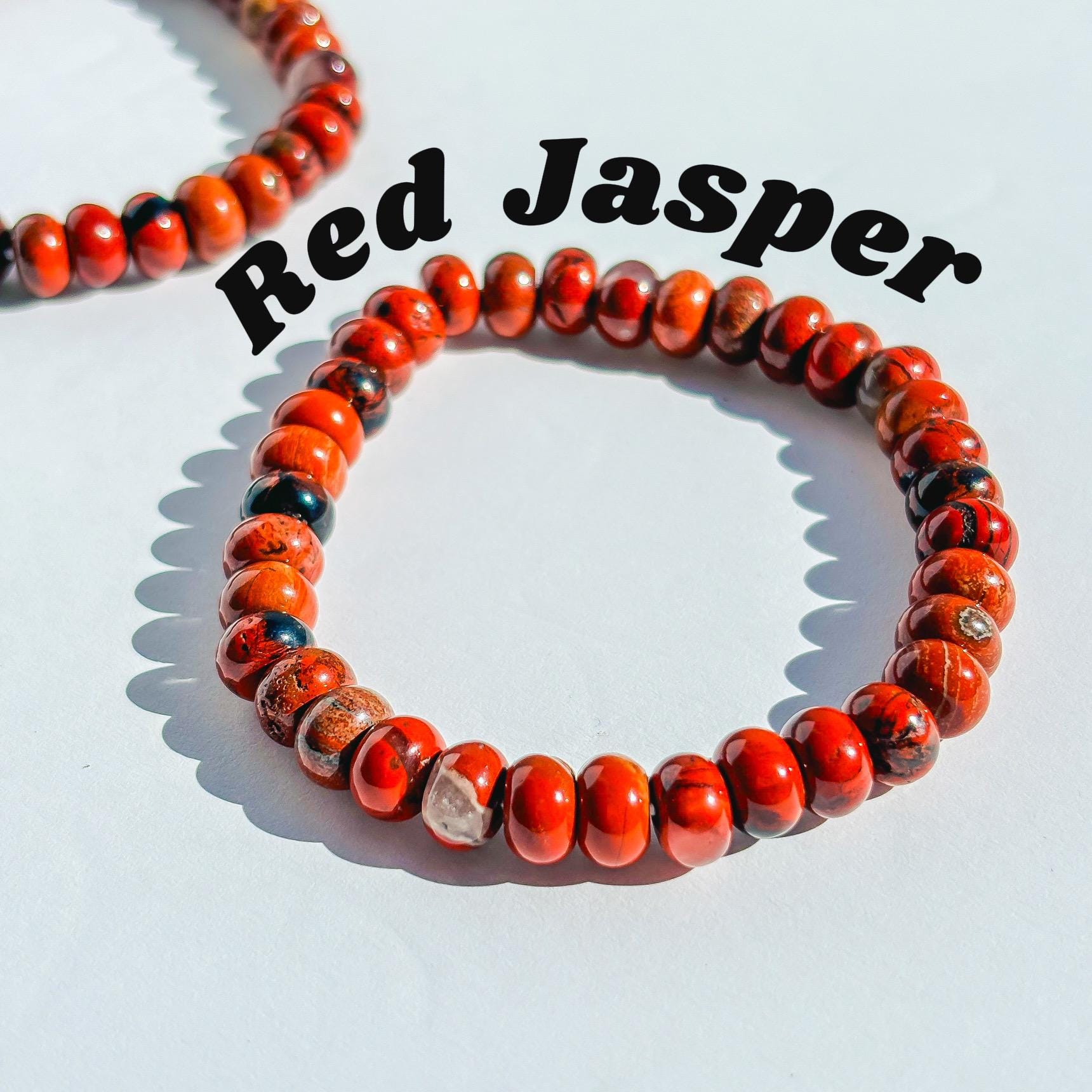 Red Jasper Crystal Stretch Bracelet