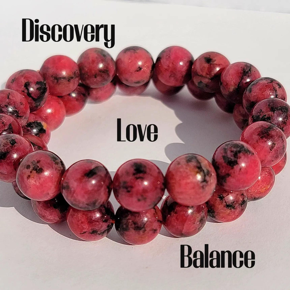 Rhodonite Crystal Bracelet