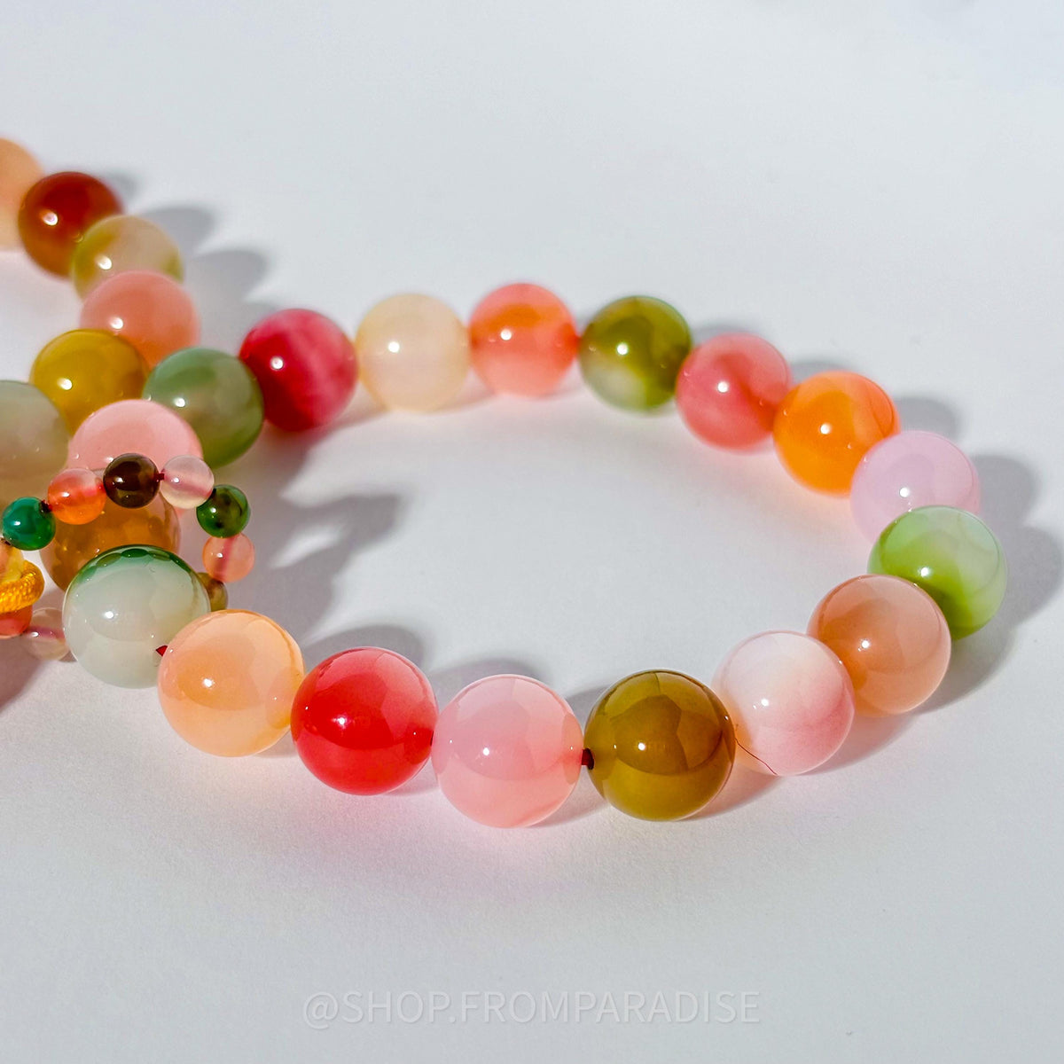 Yan Yuan Agate 9 Tail Fox Crystal Bracelet