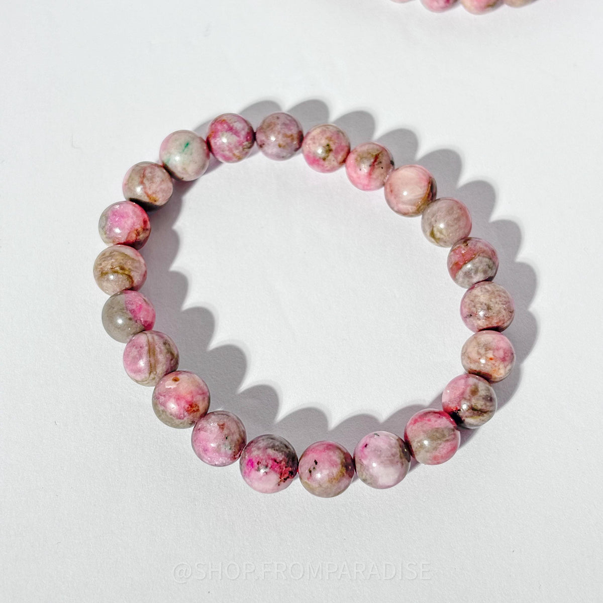Cobalto Calcite Crystal Stretch Bracelet