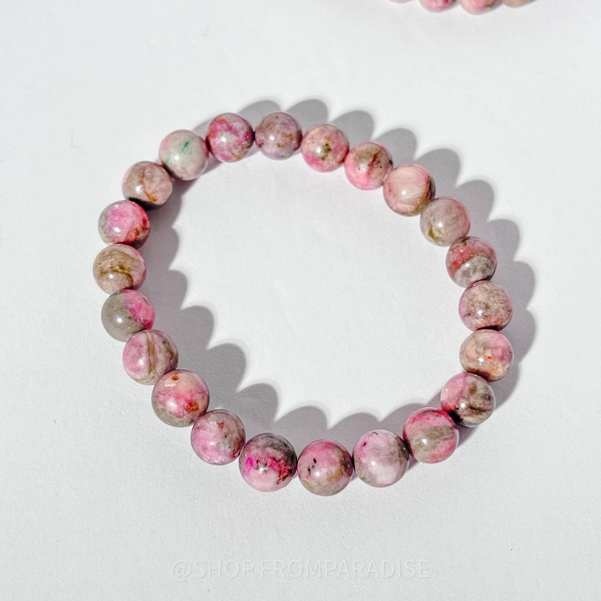 Cobalto Calcite Crystal Stretch Bracelet