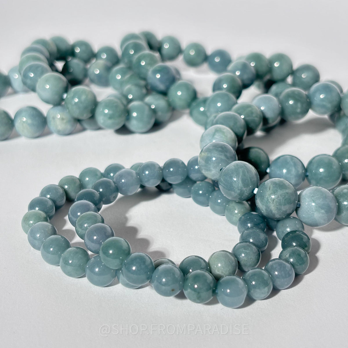 Blue Water Jadeite Bracelet - Blue Water Jade Jewelry