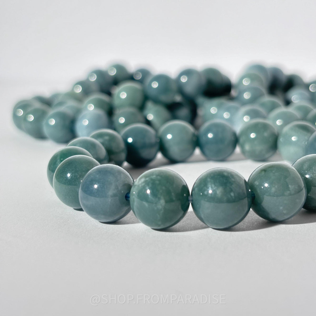 Blue Water Jadeite Bracelet - Blue Water Jade Jewelry