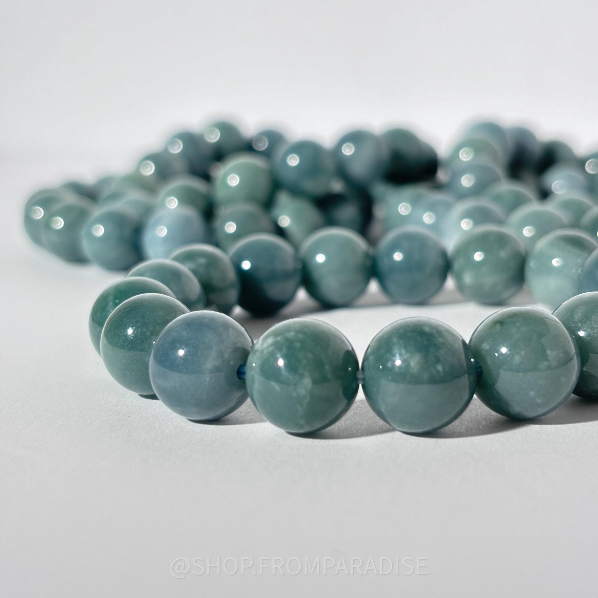 Blue Water Jadeite Bracelet - Blue Water Jade Jewelry