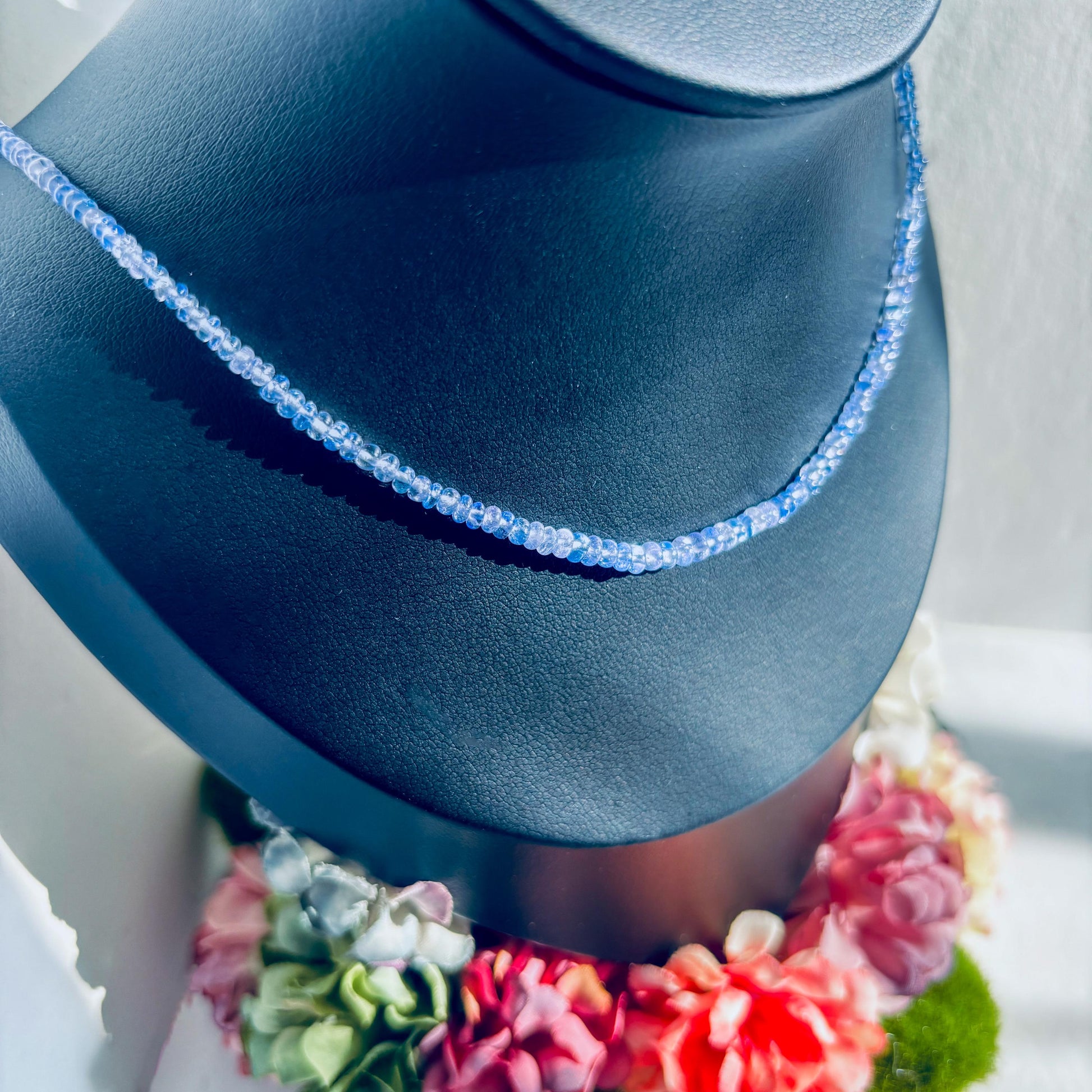Tanzanite Sterling Silver Choker Necklace