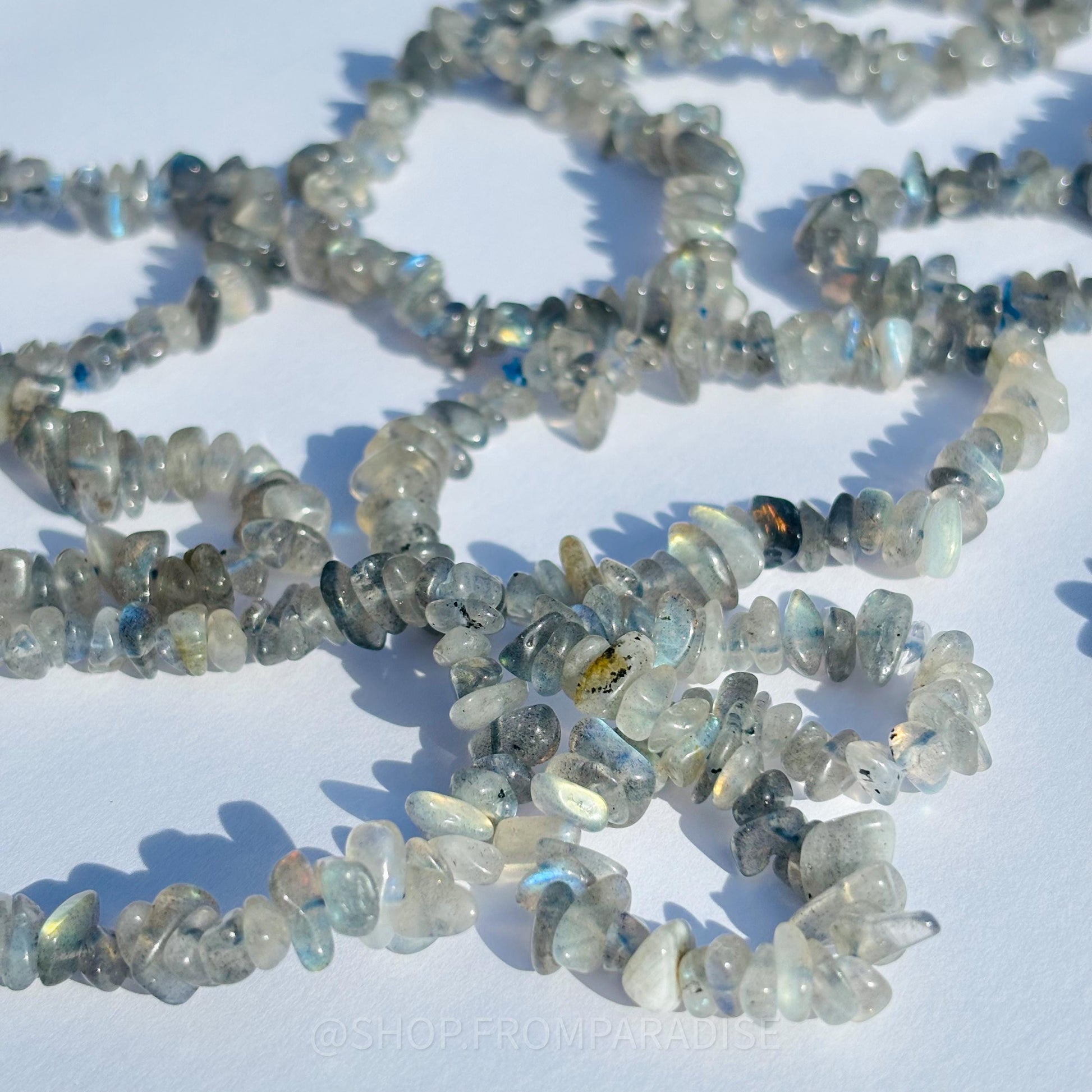 Labradorite Chip Bracelet