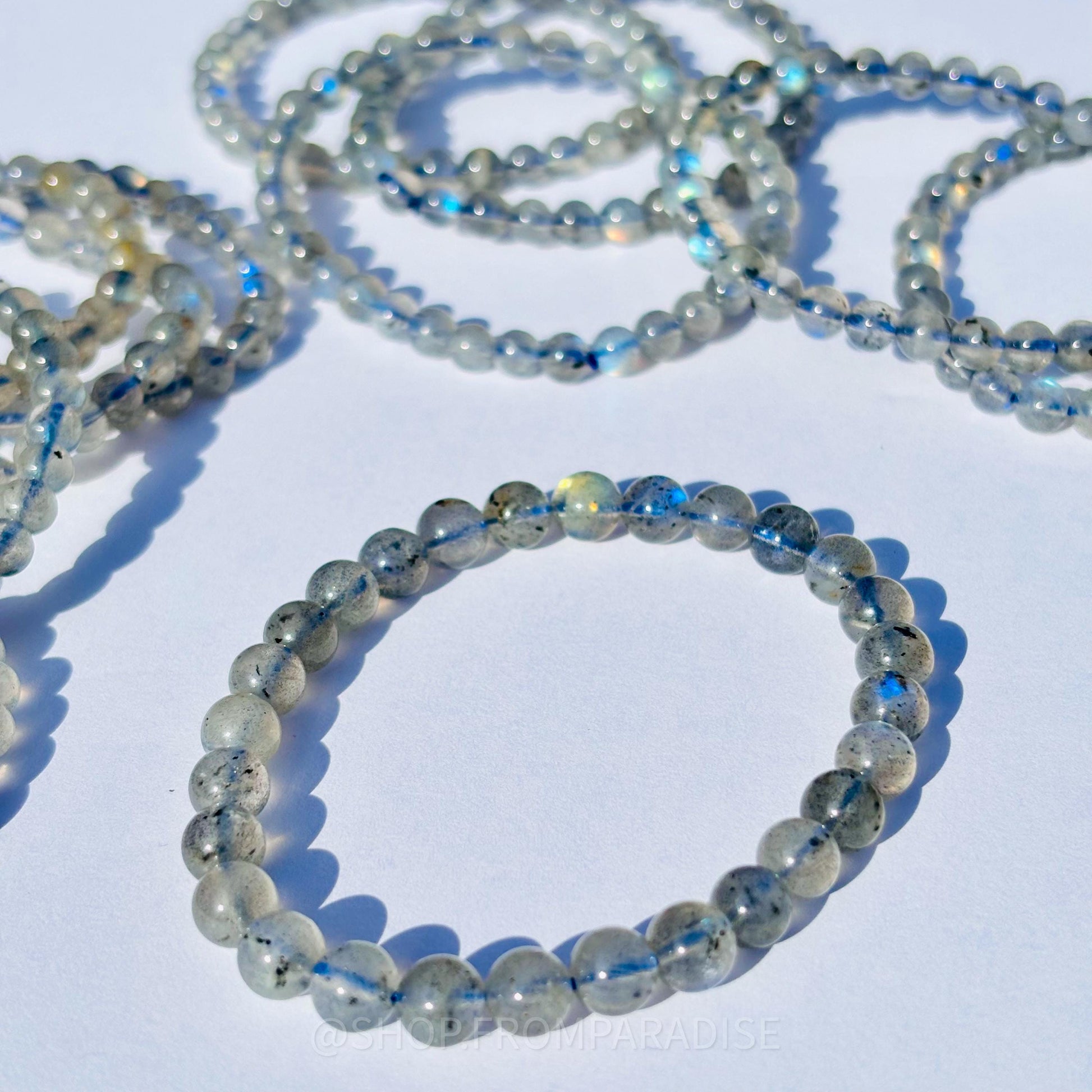 Labradorite Bracelet Rainbow Flash Labradorite Natural Unisex Bracelet Purple Flash Labradorite Jewelry Labradorite Multicolor