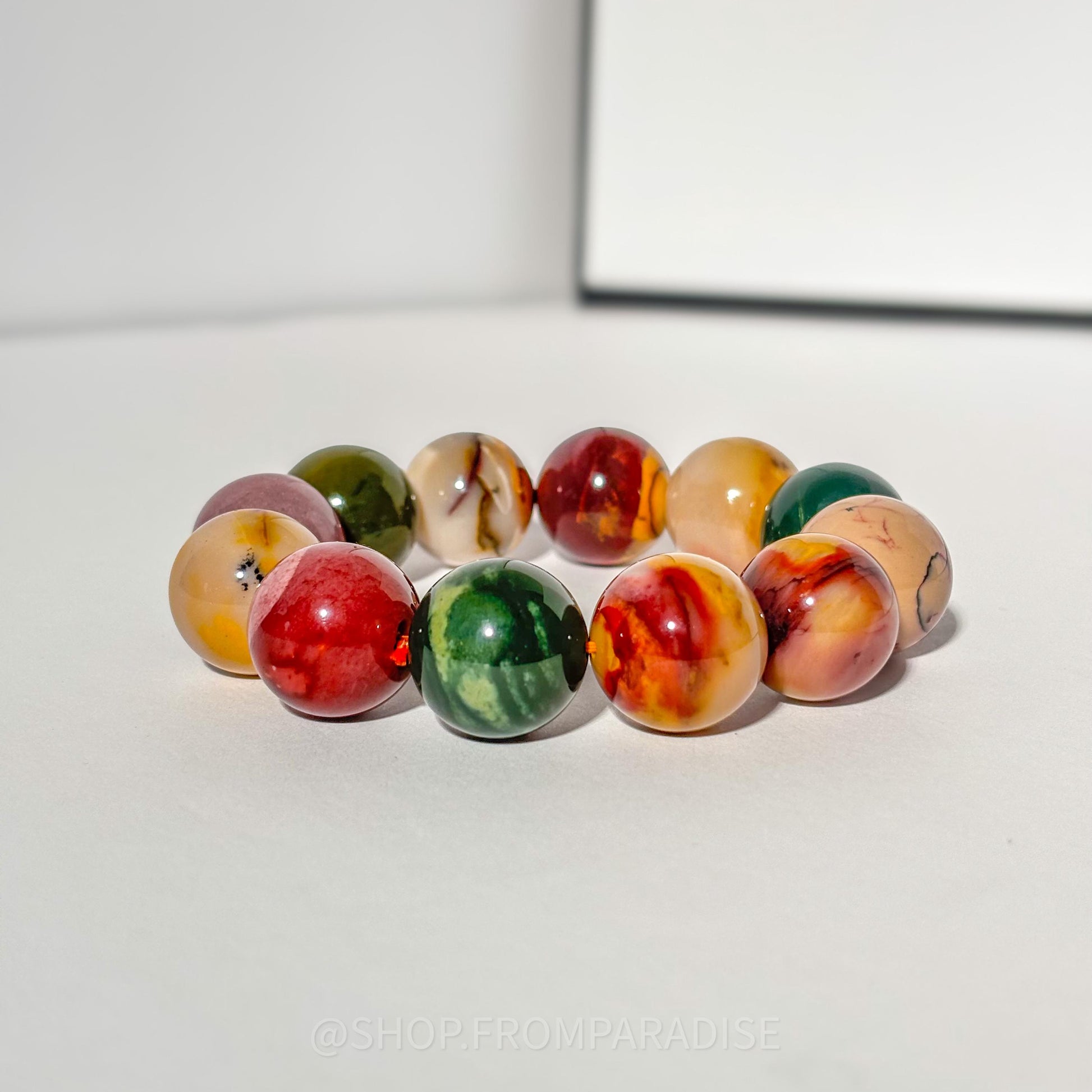 MOOKAITE JASPER Large Crystal Bracelet