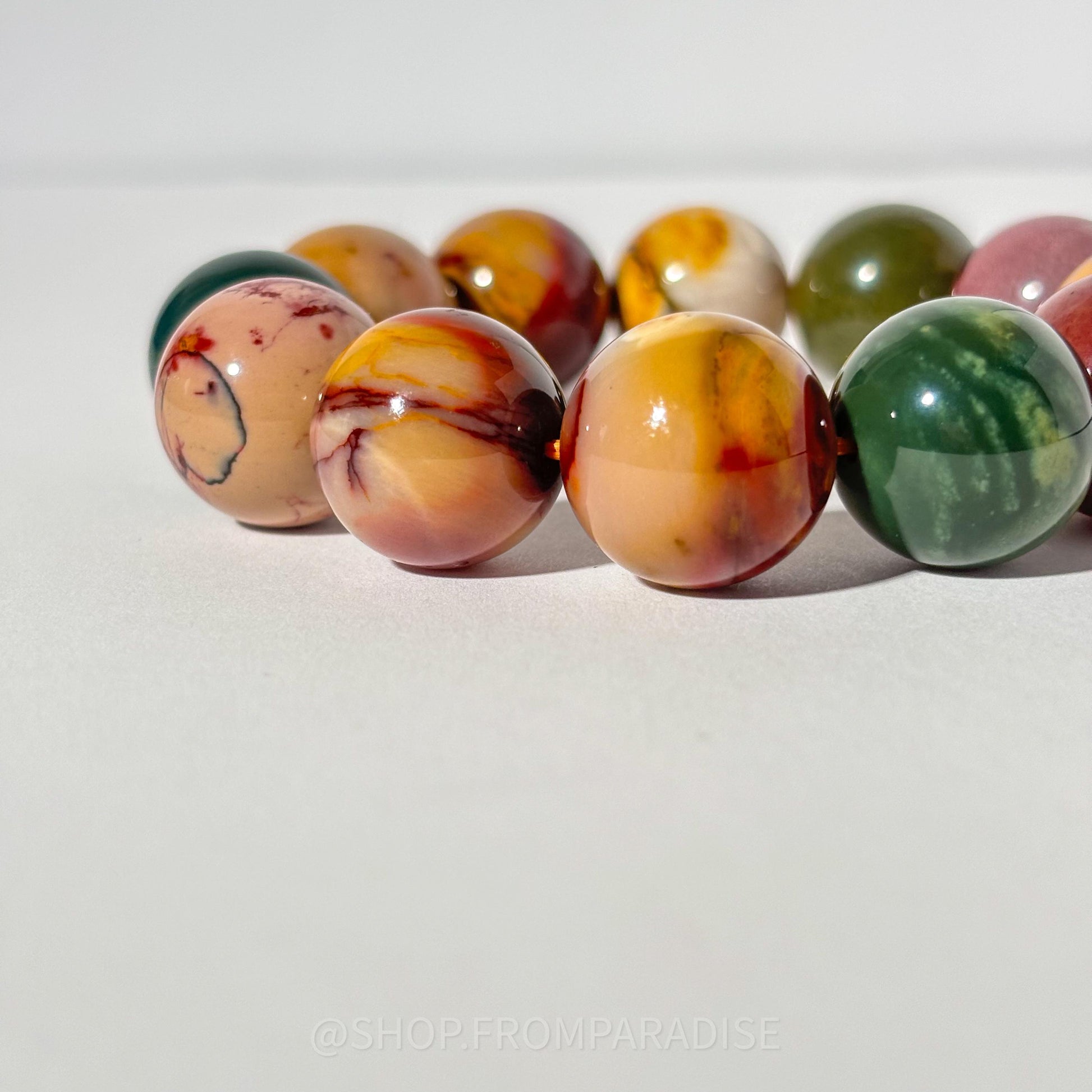 MOOKAITE JASPER Large Crystal Bracelet