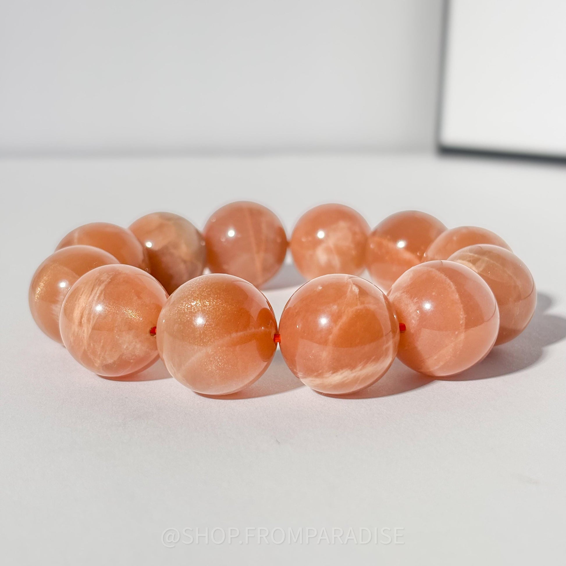 PEACH MOONSTONE Crystal Bracelet