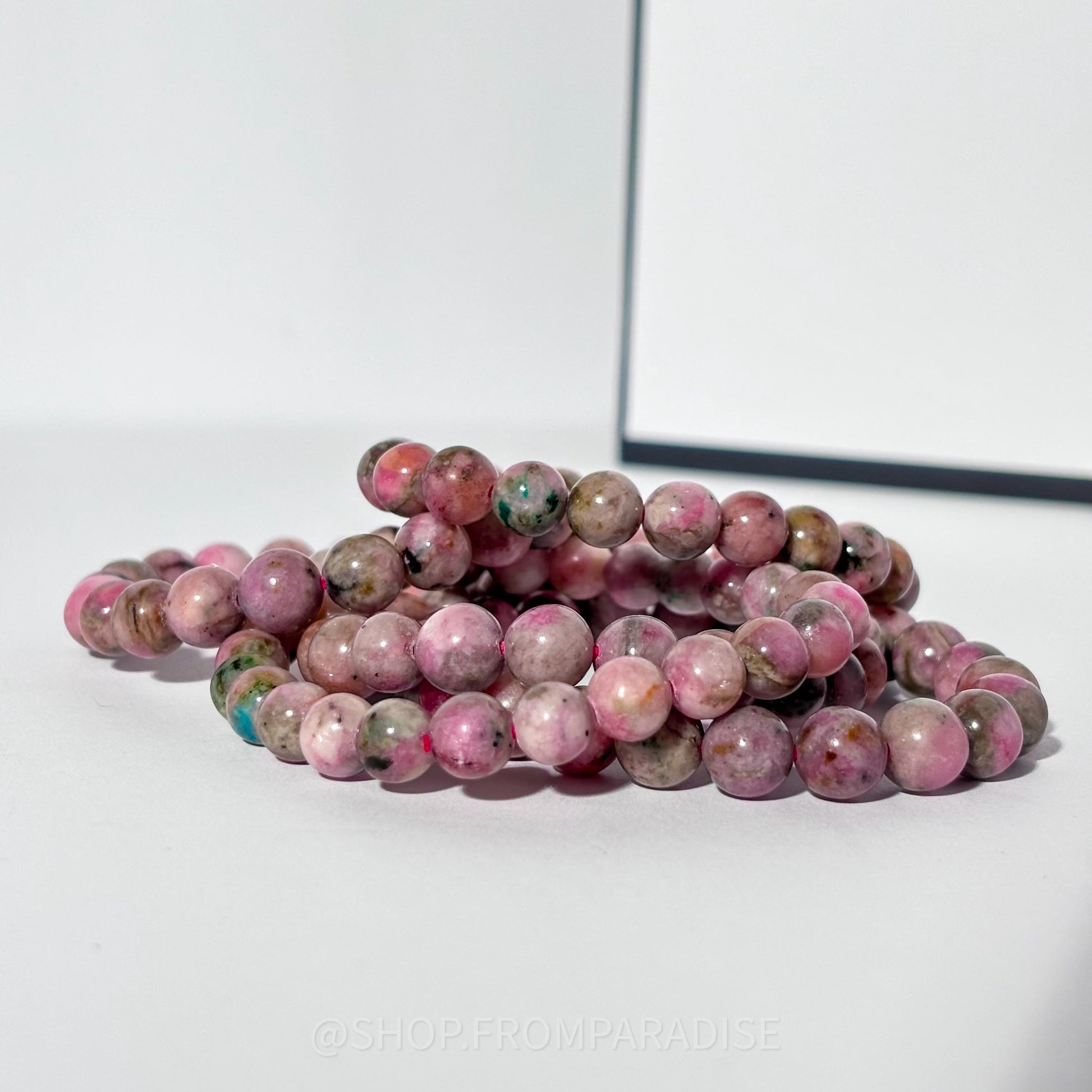 Cobalto Calcite Crystal Stretch Bracelet